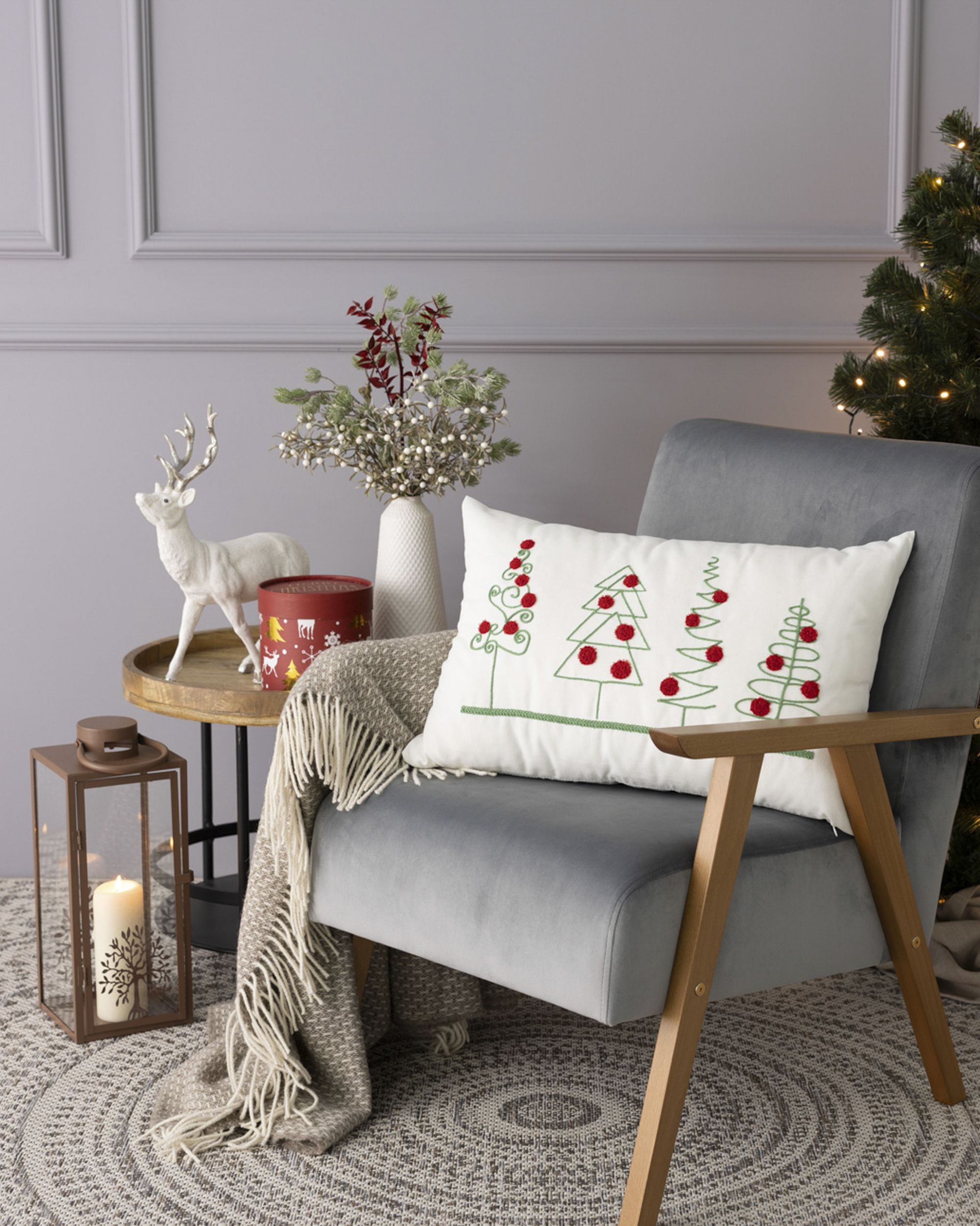 Cushion cover Holiday Cheer 60x40 cm (hover)