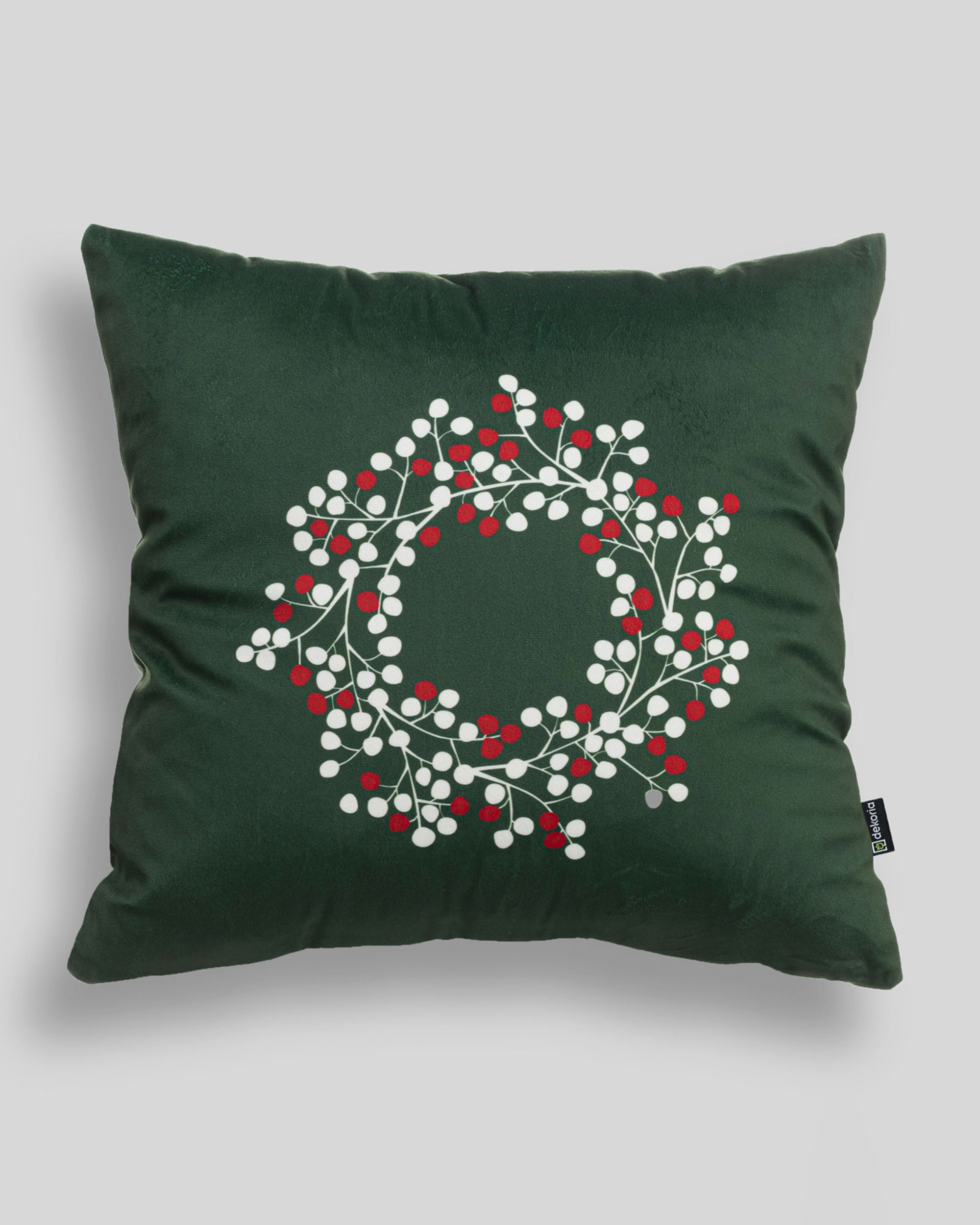 Cushion cover Berry Wreath 43x43 cm