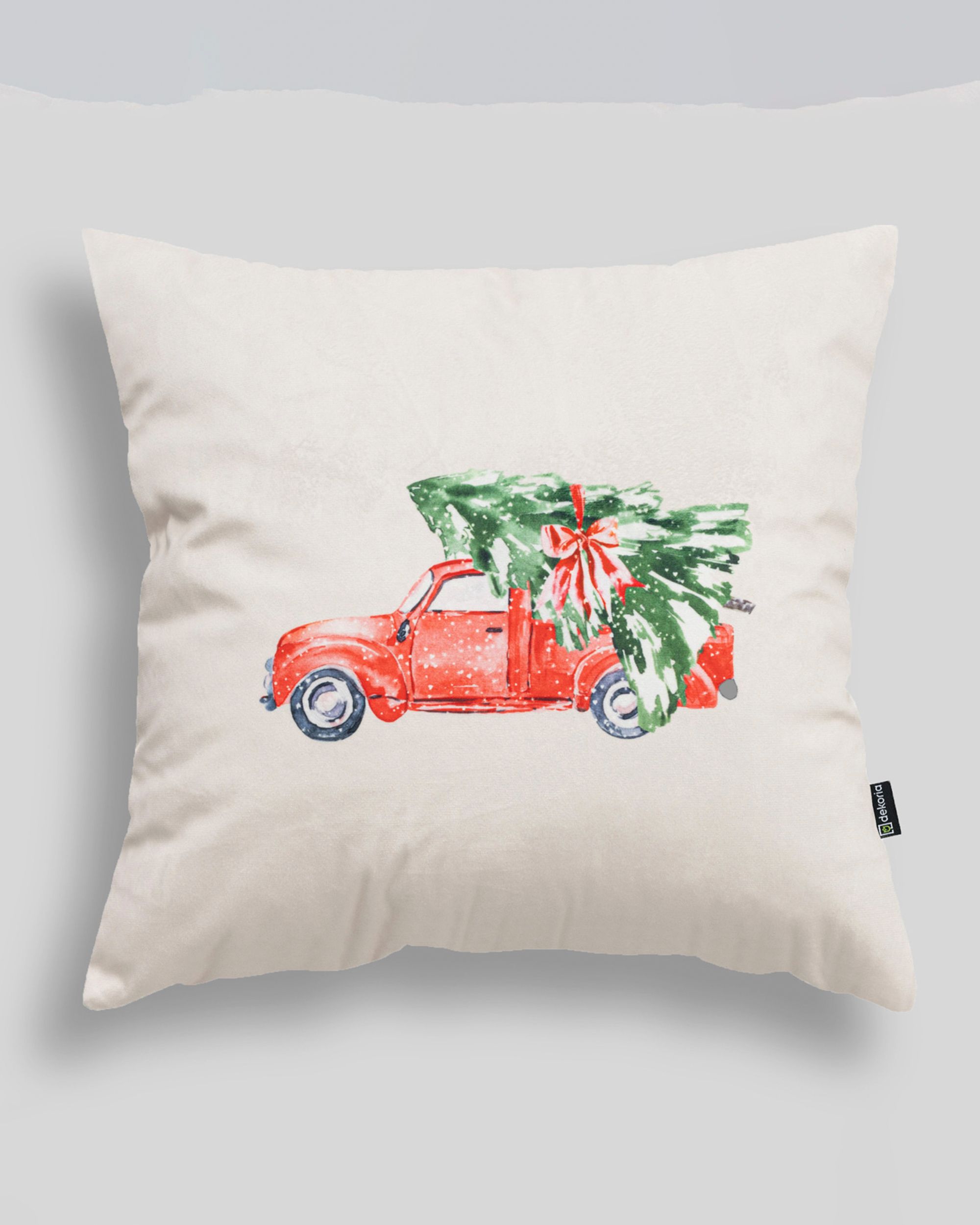 Cushion cover Christmas Car 43x43 cm