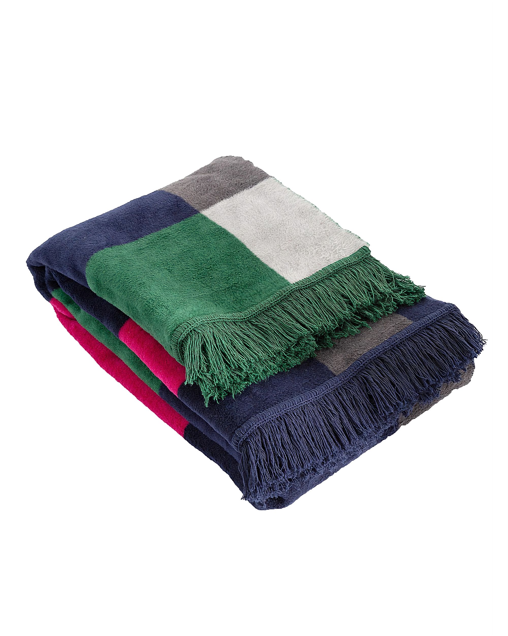 Cosy Home Throw 150x200cm Leaf&Fuchsia (hover)