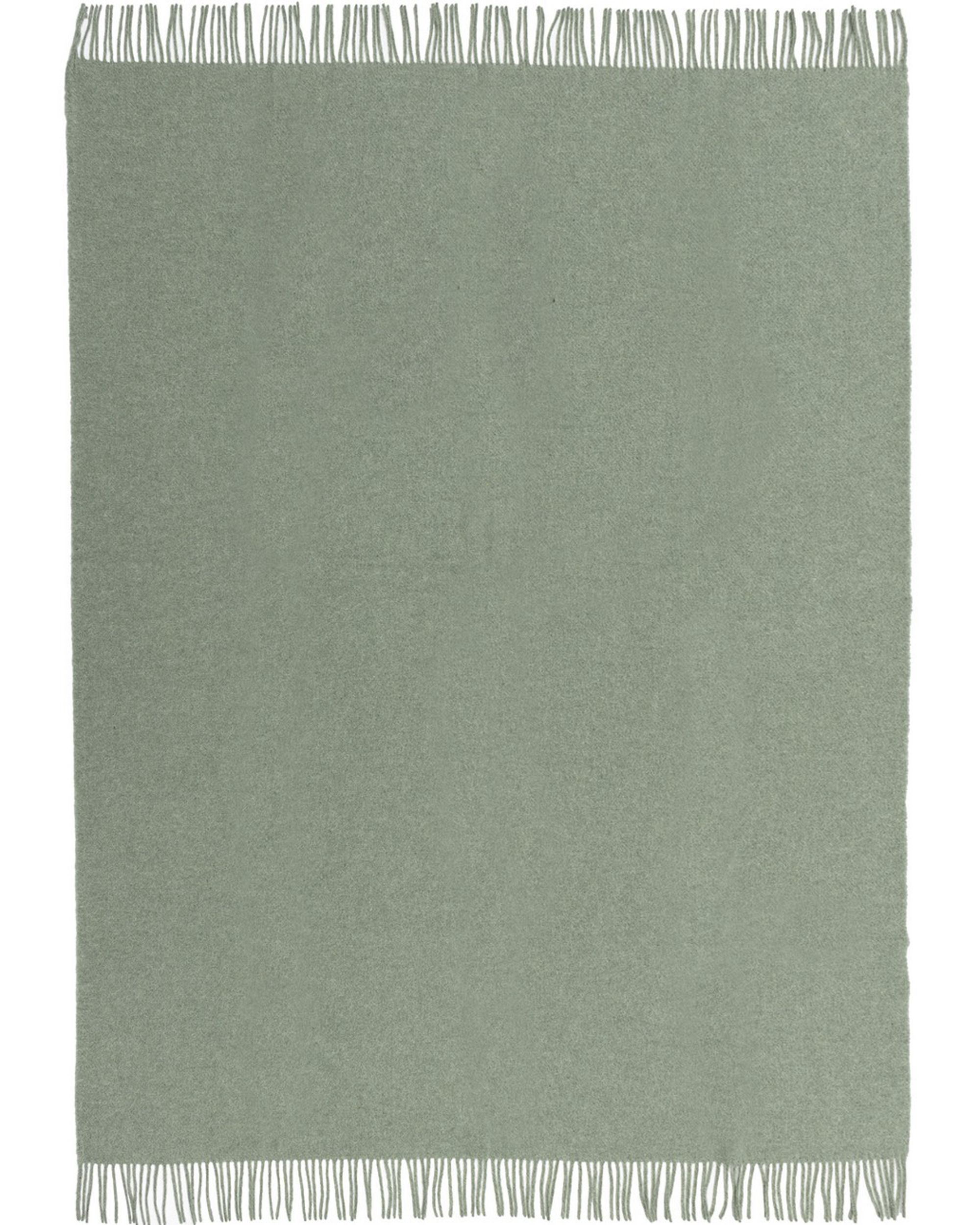 Zelandia Wool Throw 140x200cm Melange Smoke Green
