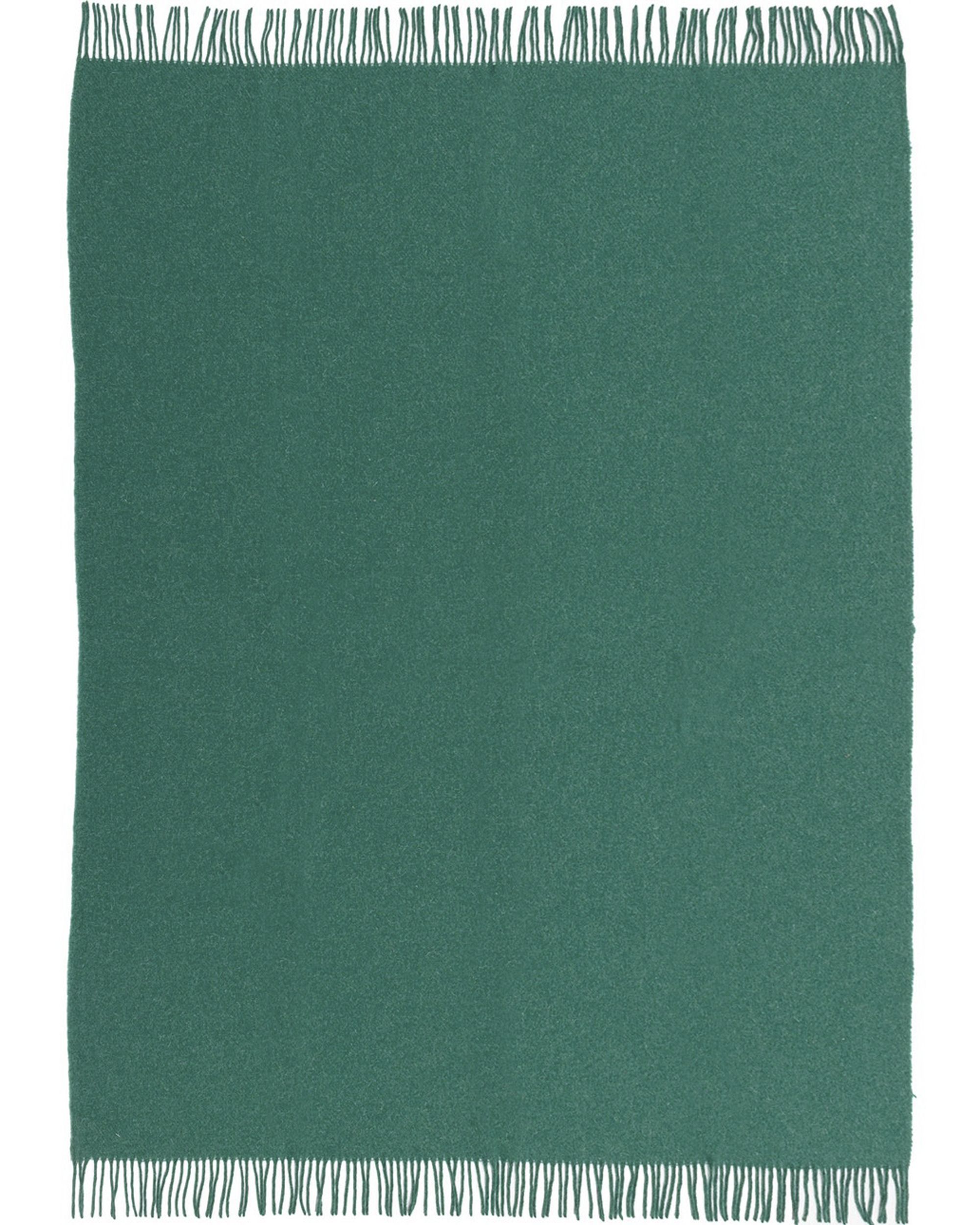 Zelandia Wool Throw 140x200 cm Melange Deep Green