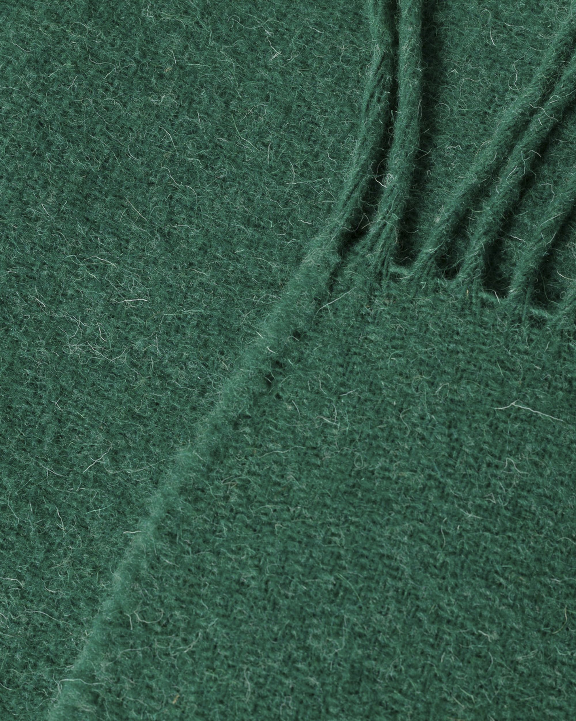 Zelandia Wool Throw 140x200 cm Melange Deep Green (hover)