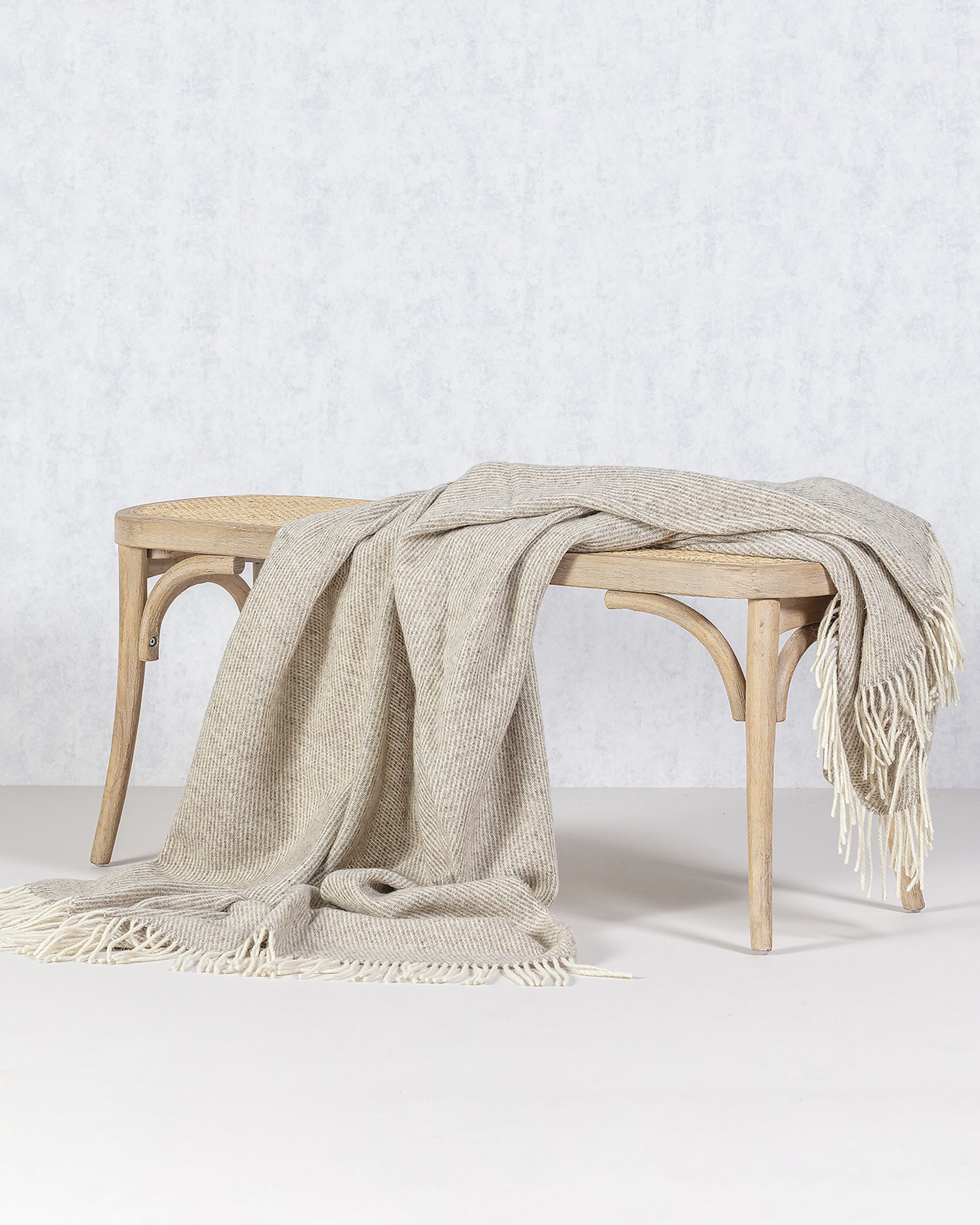 Plaid Zelandia 140x200 cm melange natural