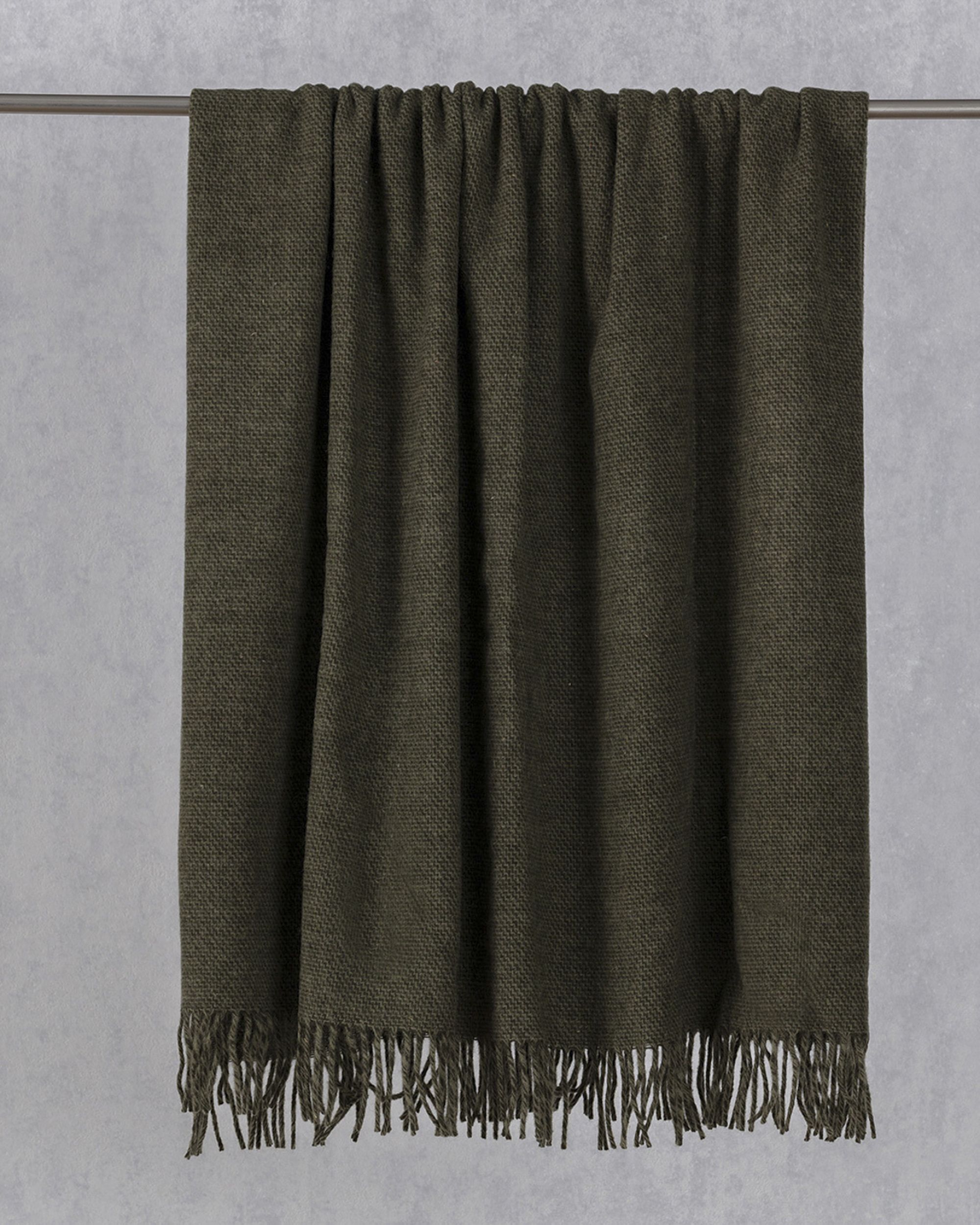 Plaid Zelandia 140x200cm melange green tea (hover)