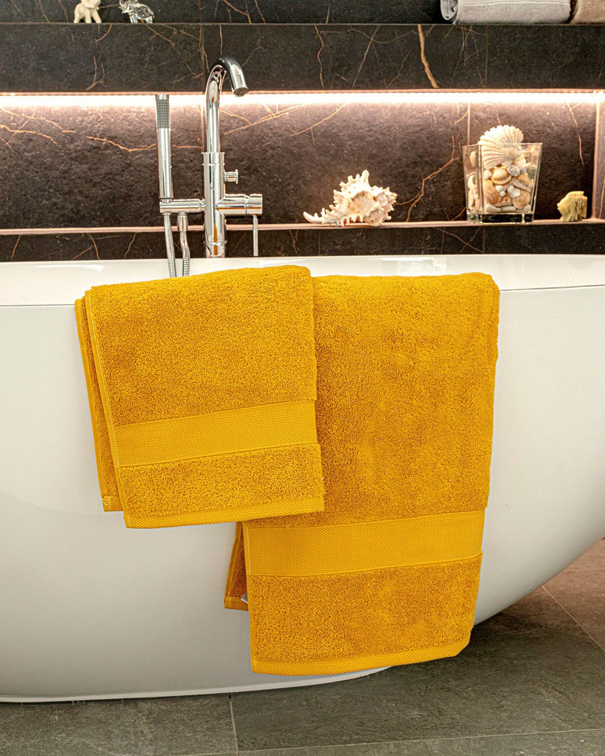 Towel Cairo 70x140cm yellow (hover)