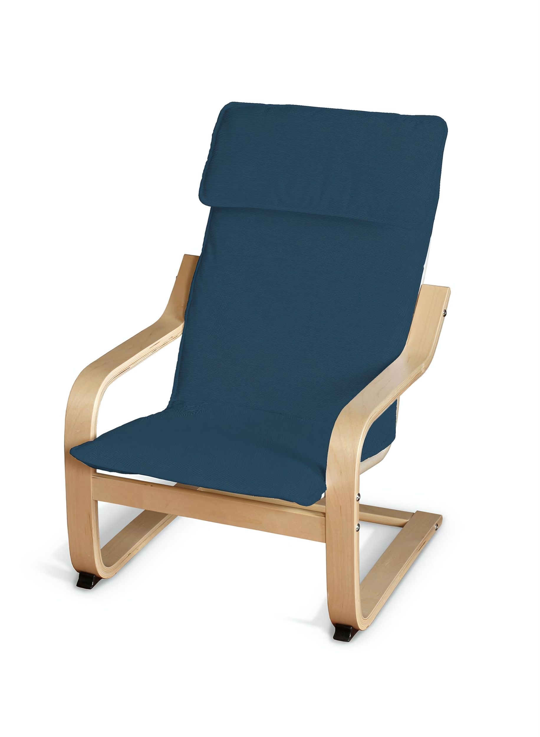Poäng children's armchair cushion + cover colour navy blue