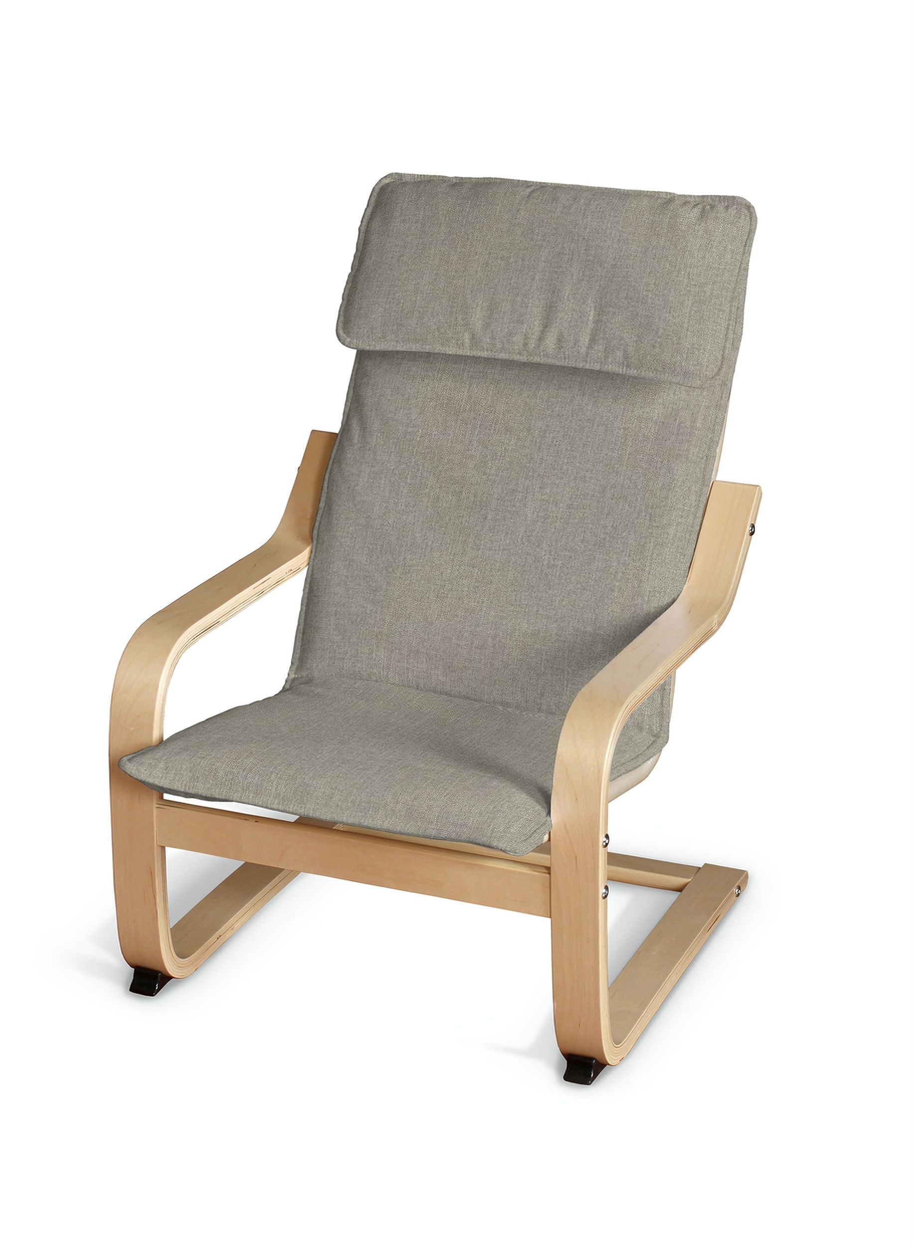 Poäng children's armchair cushion + cover colour beige fabric structured