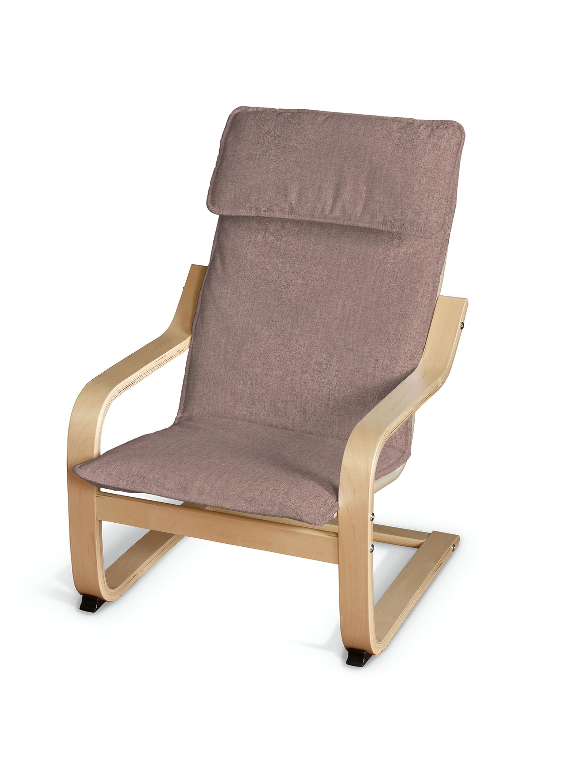 Poäng children's armchair cushion + cover colour pink fabric structured