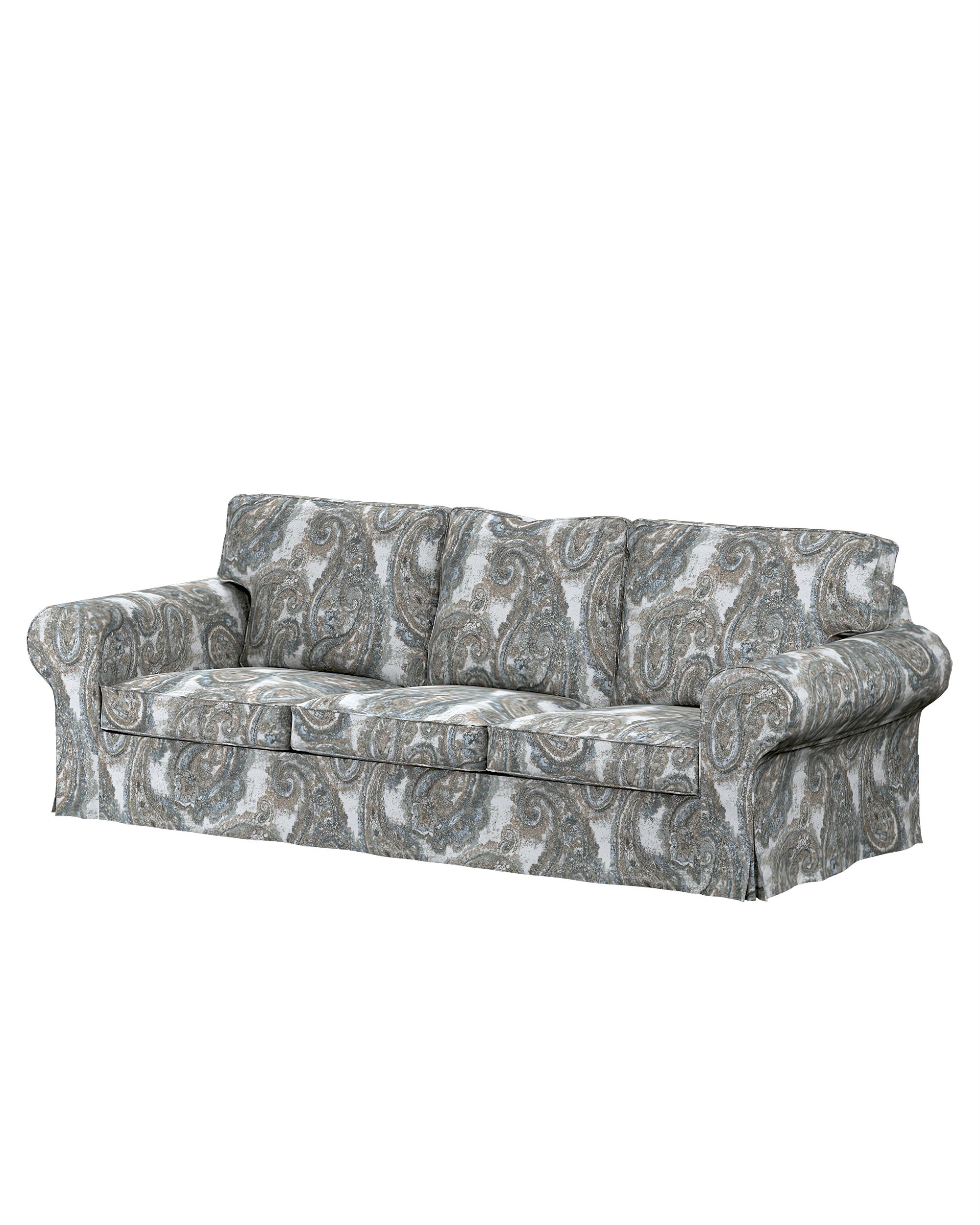 Ektorp 3-seater sofa bed cover (for model on sale in Ikea since 2013) colour multicolour fabric structured, patterned