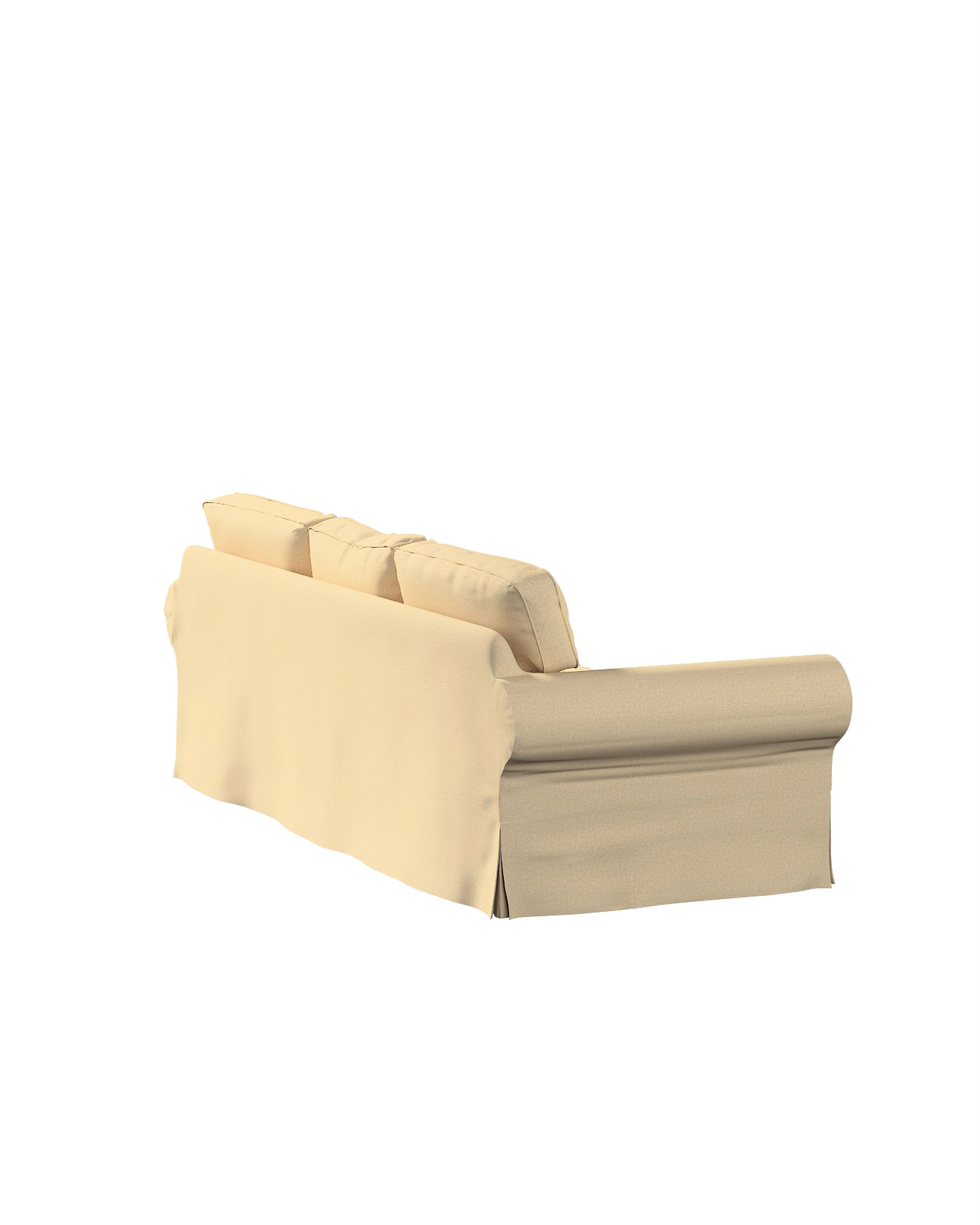 Ektorp 3-seater sofa bed cover (for model on sale in Ikea since 2013) colour beige fabric gloss, structured (hover)