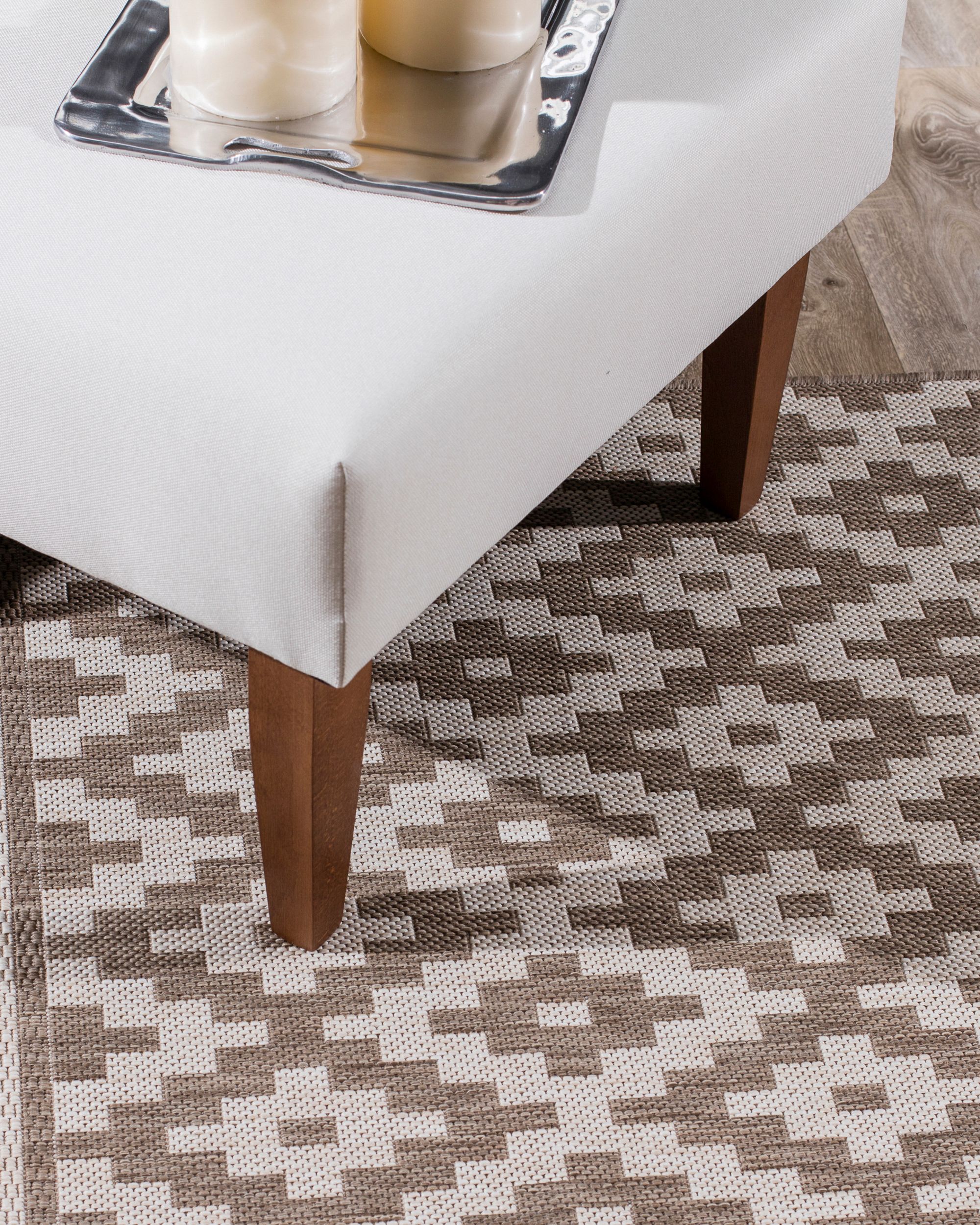 Modern Rhombs beige rug 120x170cm (hover)
