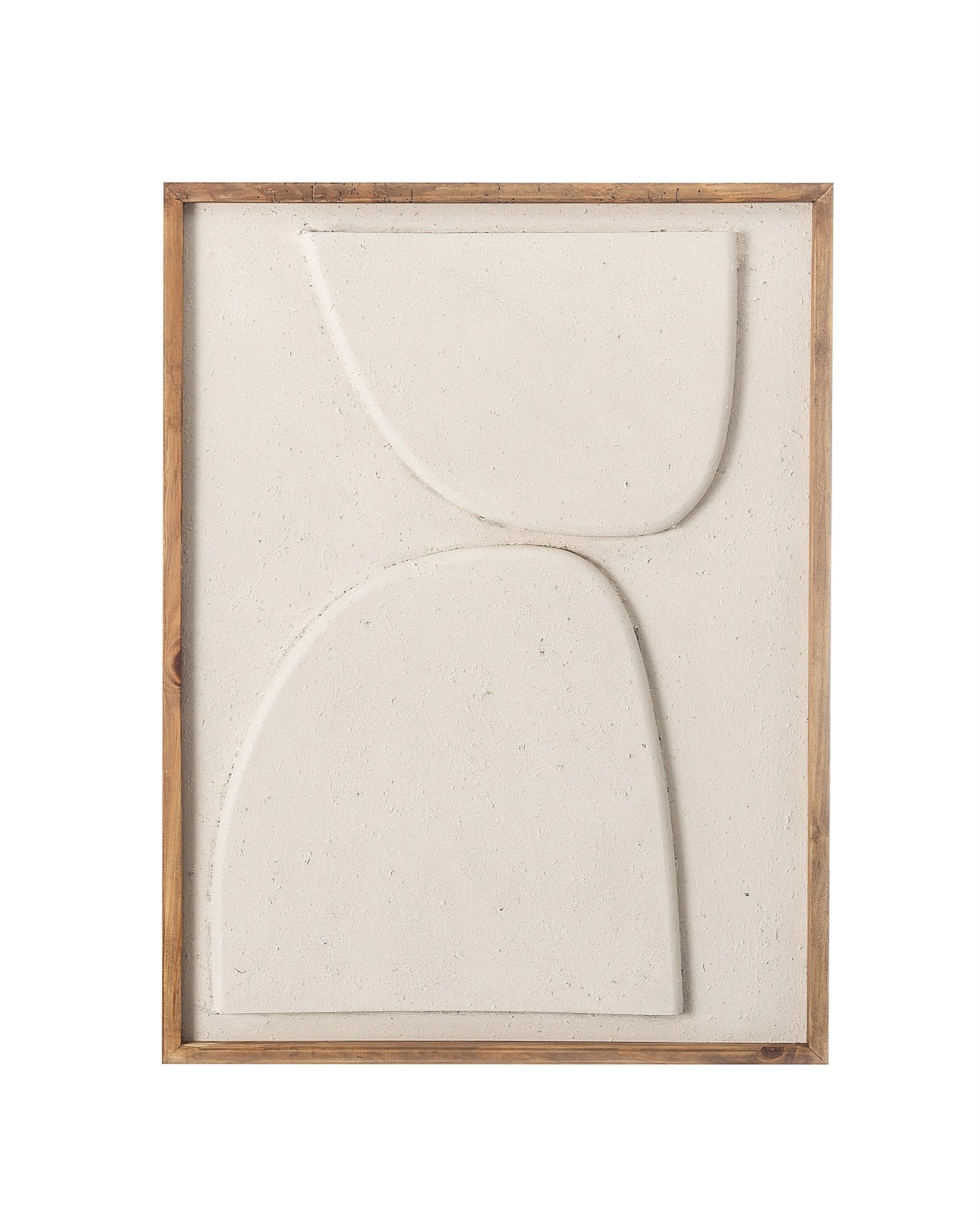 Framed picture Neutral Flow 82x4x62 cm