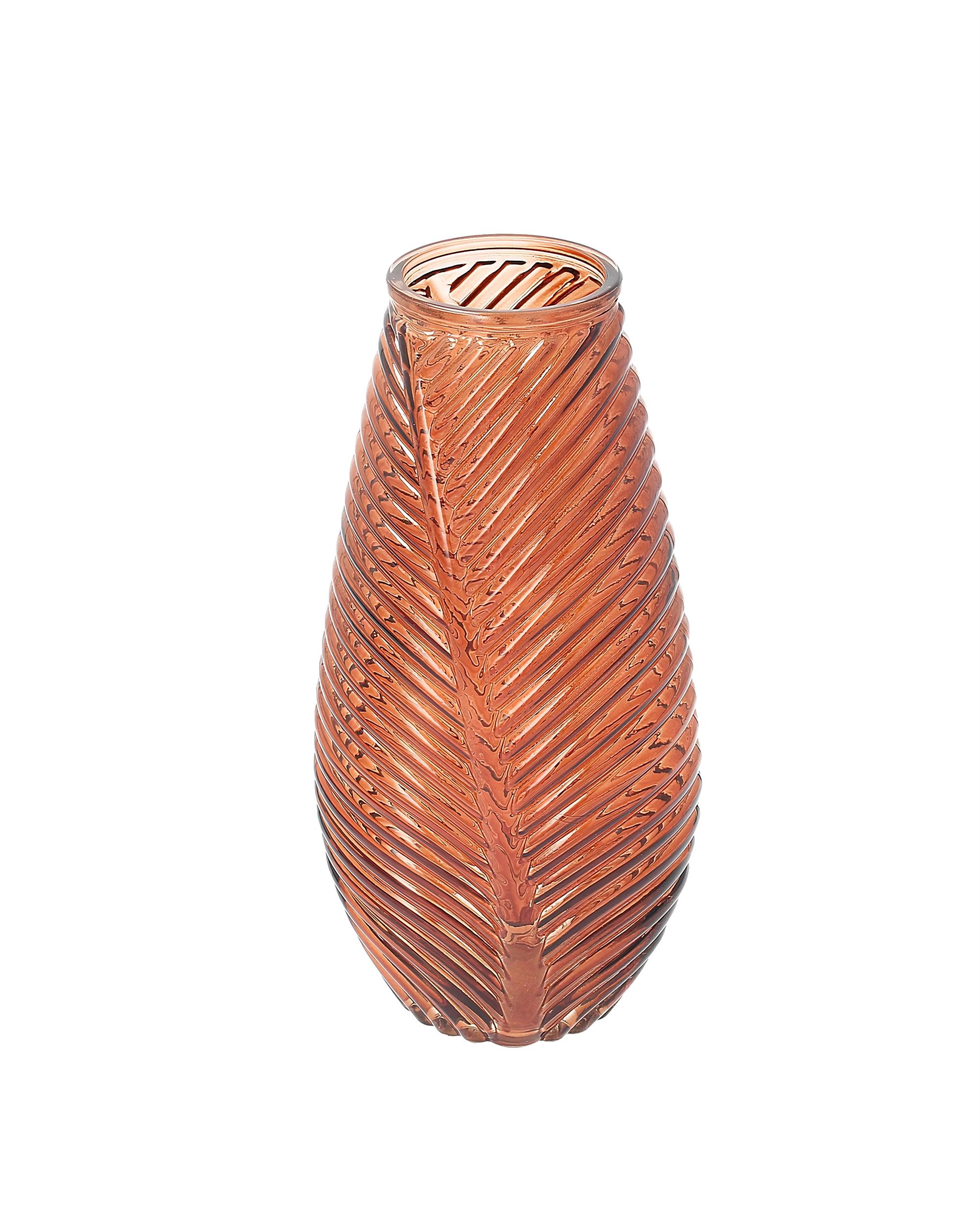 Glass vase Leaf I 13x10x29 cm