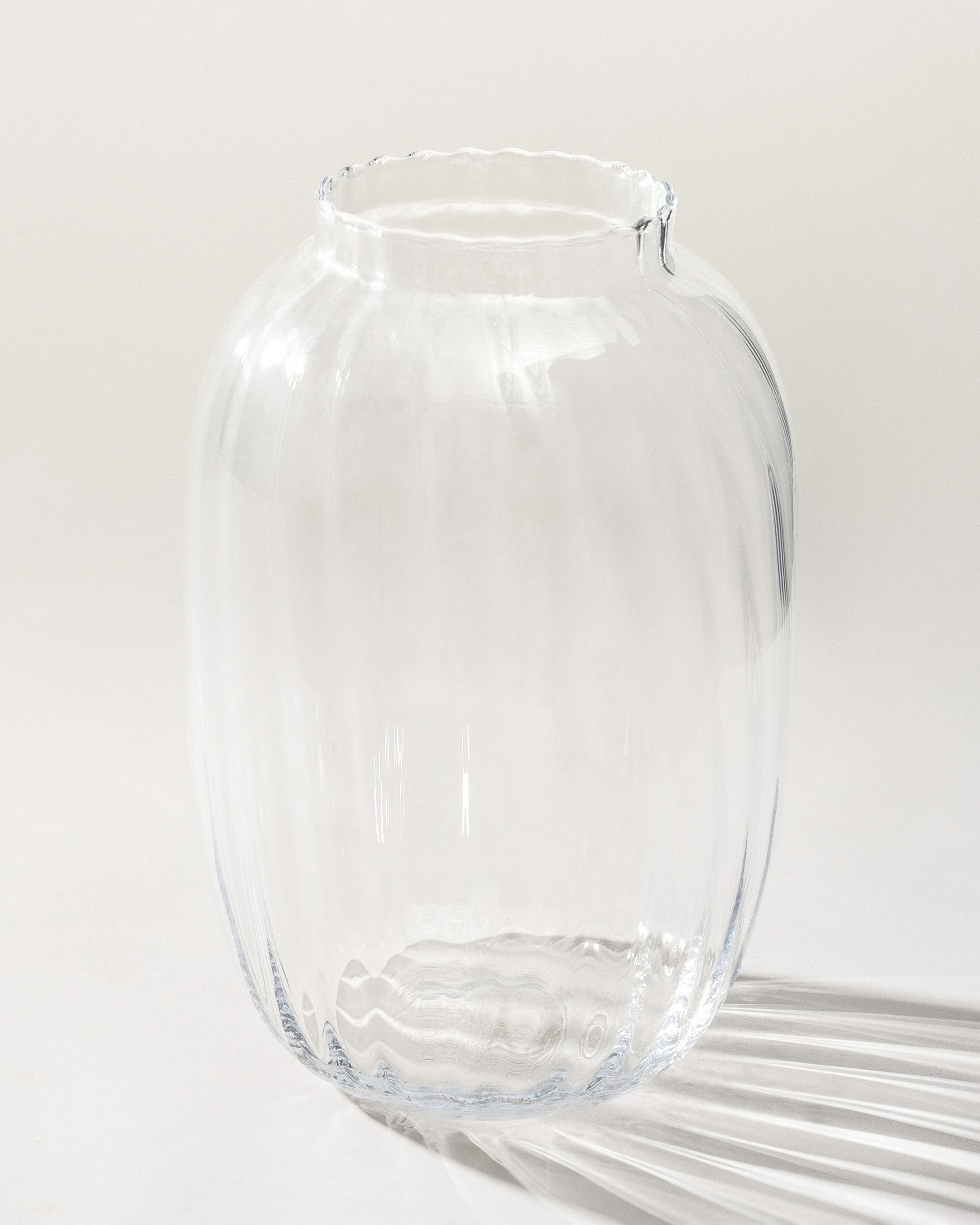 Vase Glass Flow 18x18x28 cm