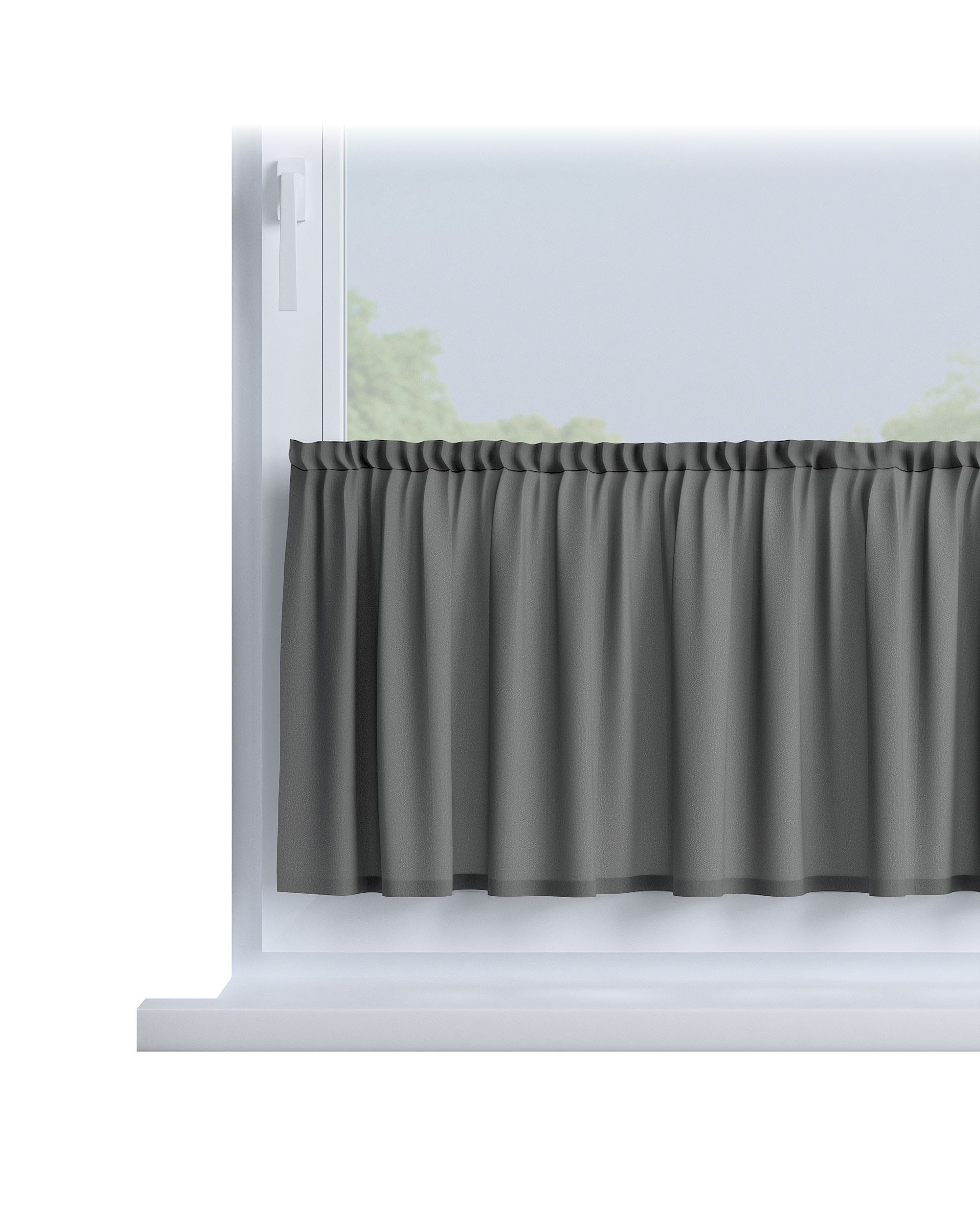 Slot valance colour grey