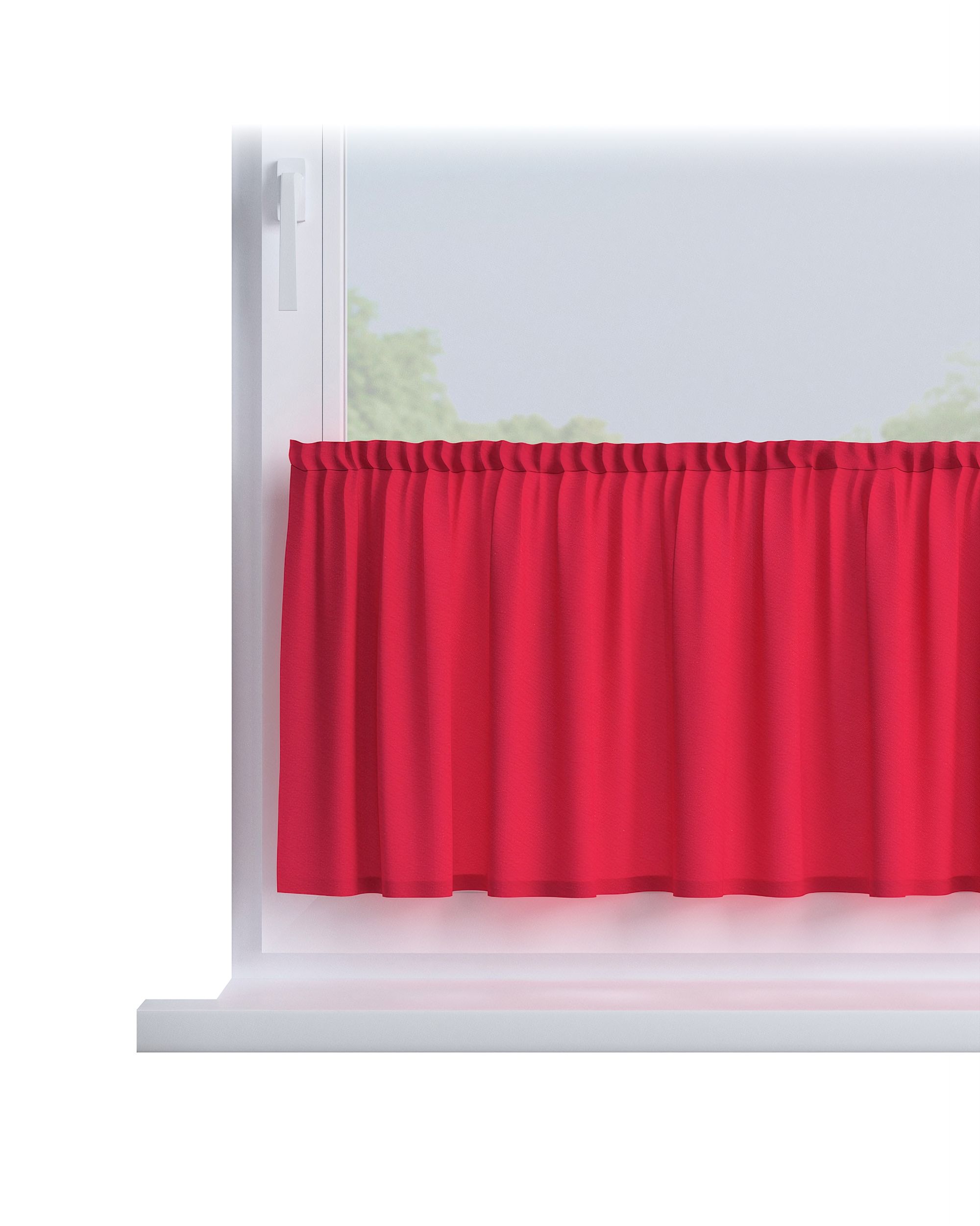 Slot valance colour black