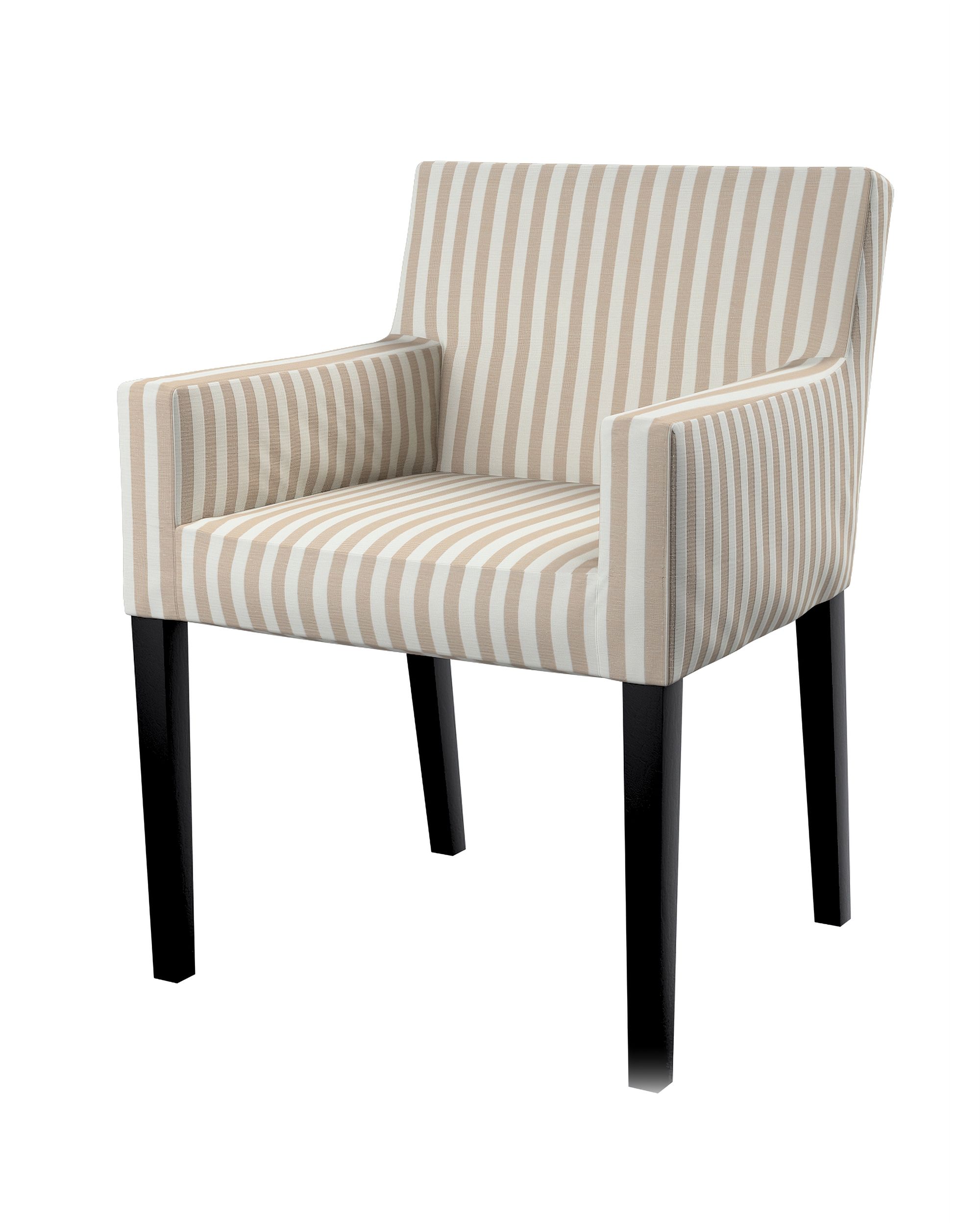 Nils chair cover colour beige fabric patterned