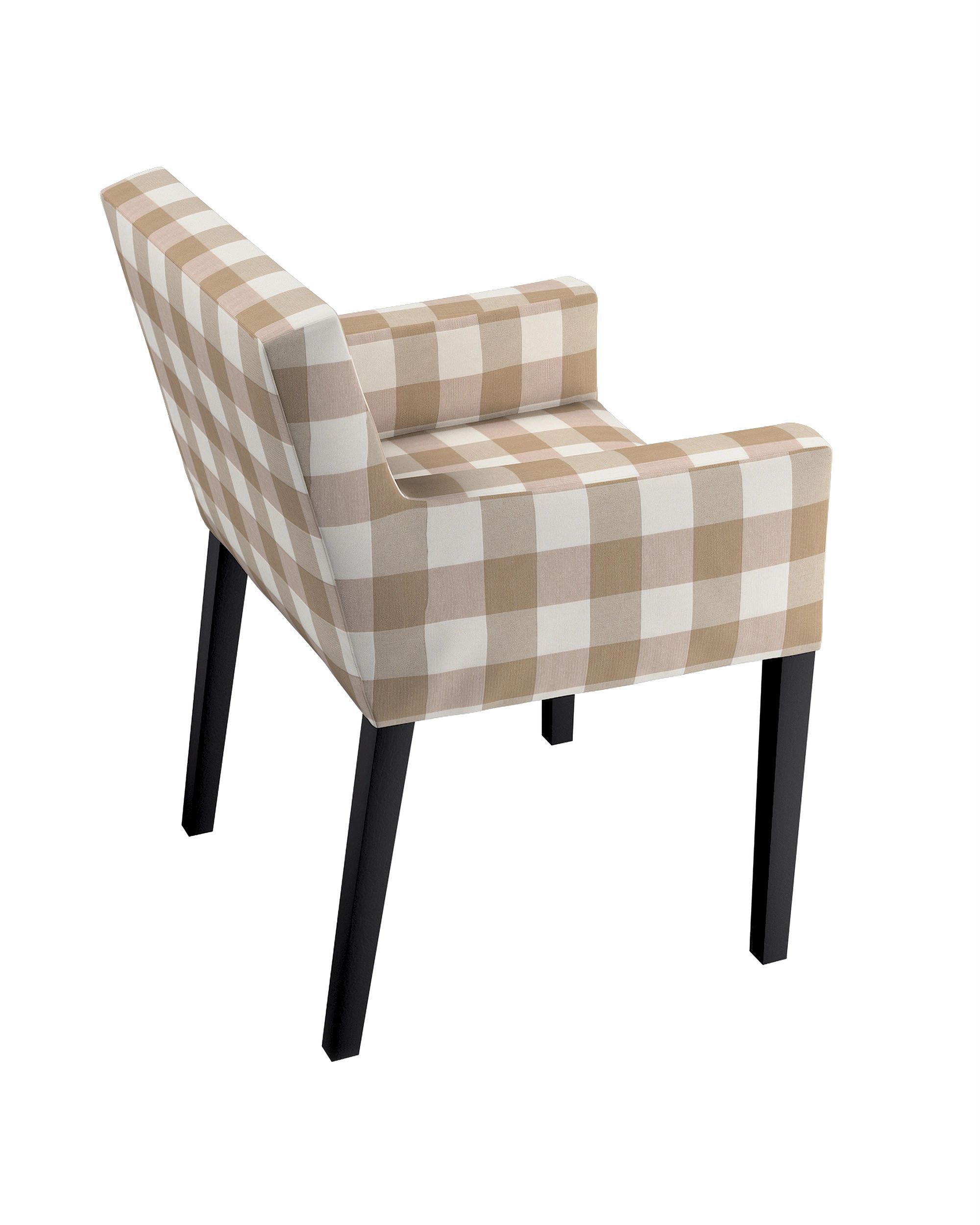Nils chair cover colour beige fabric patterned (hover)