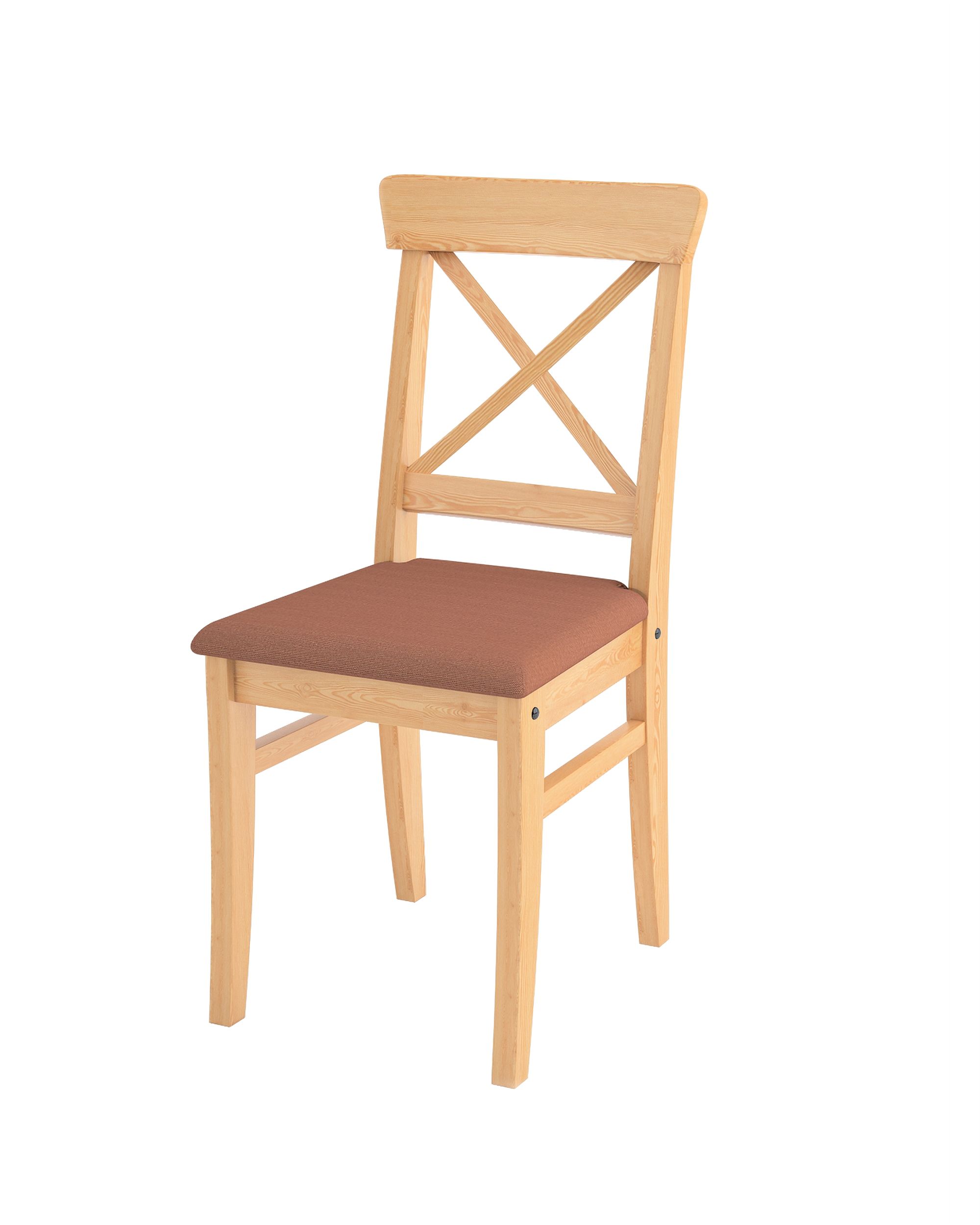 Cover for Ingolf chair with upholstered seat colour brown