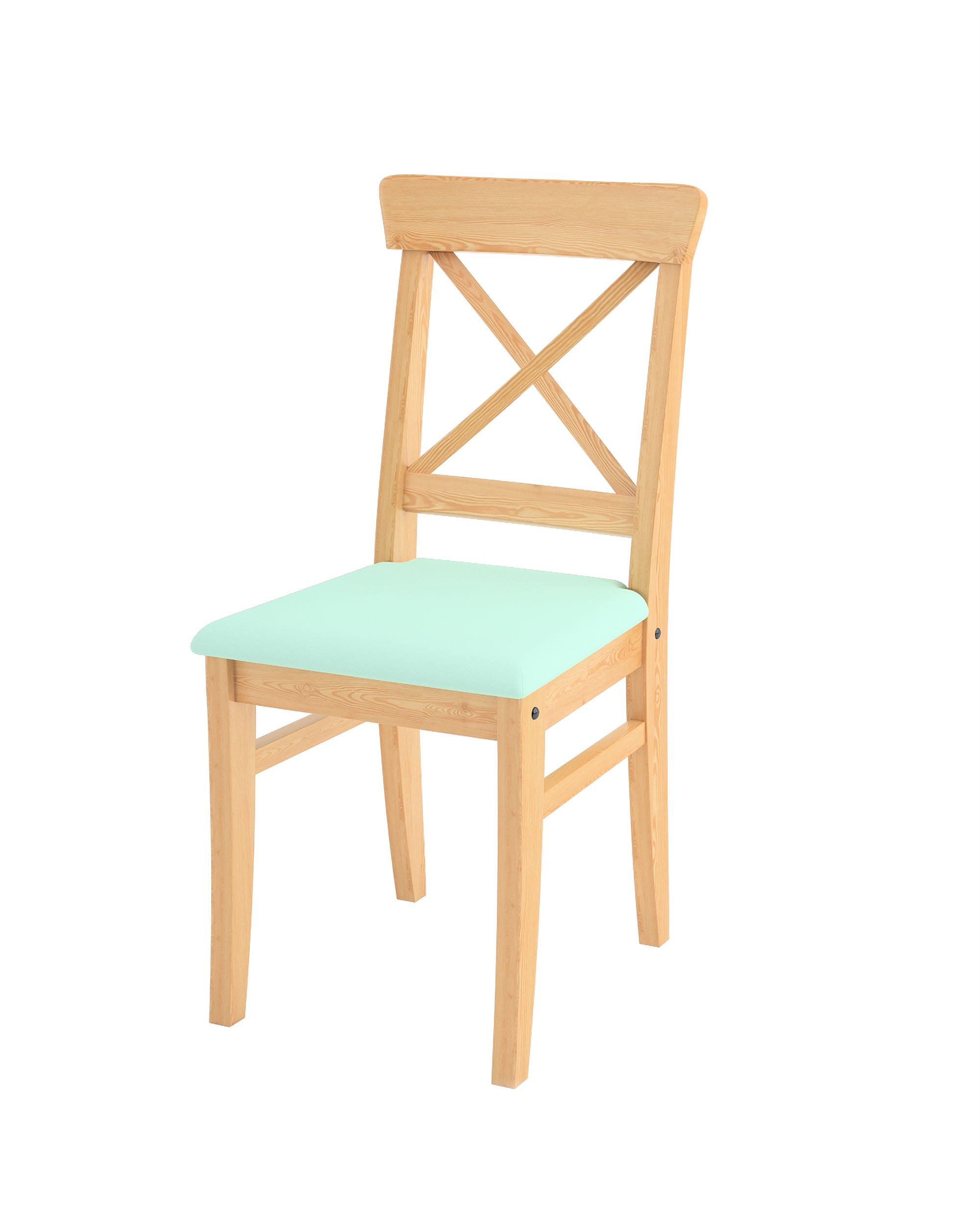 Cover for Ingolf chair with upholstered seat colour green