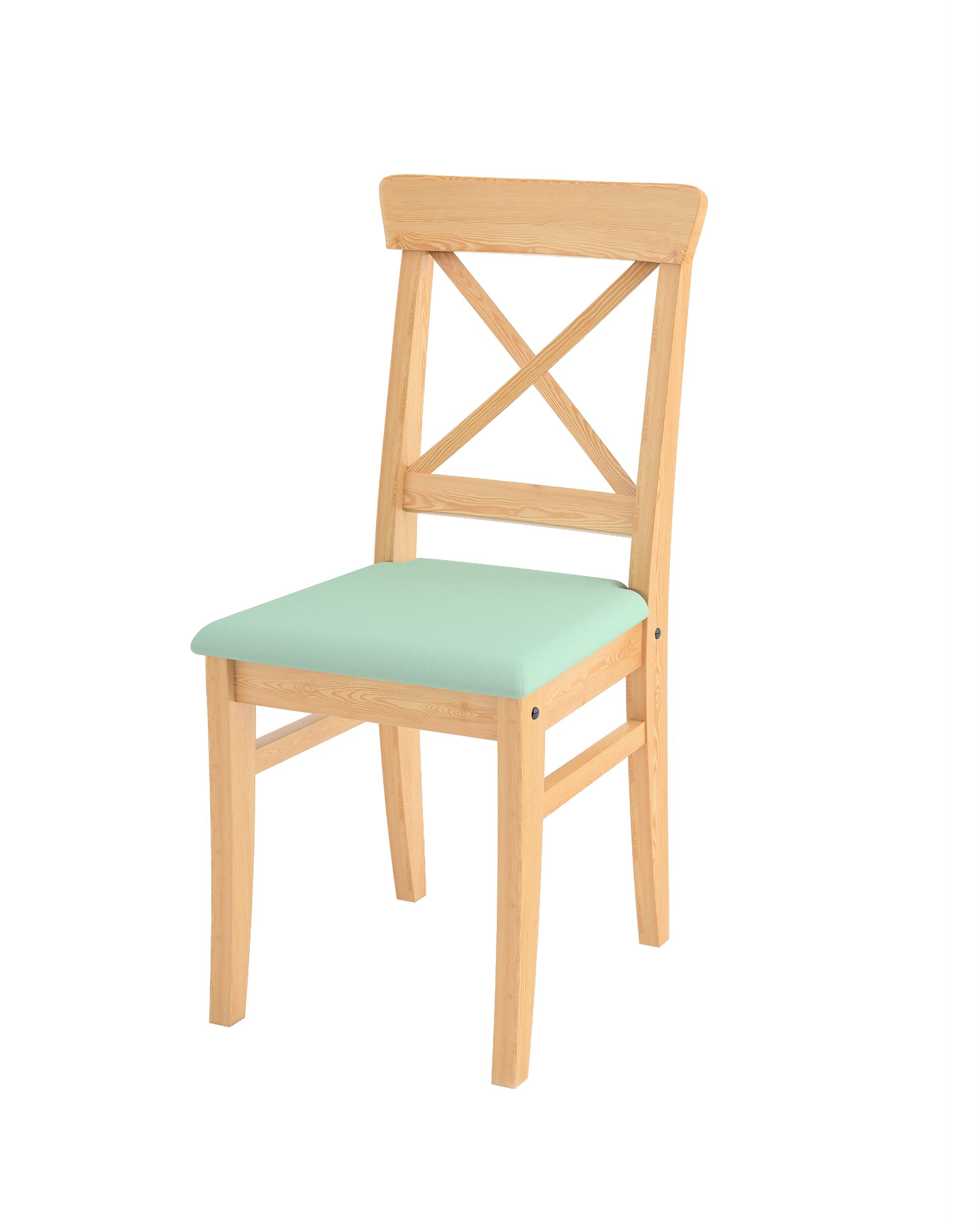 Cover for Ingolf chair with upholstered seat colour green