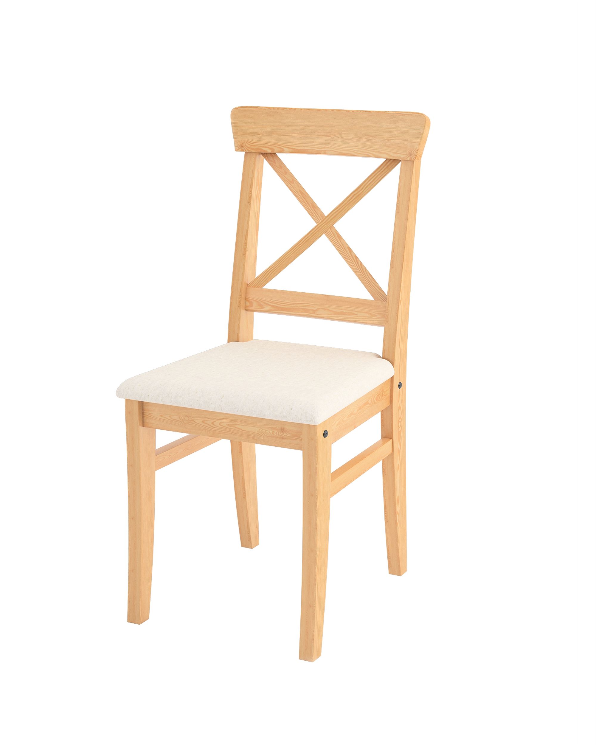 Cover for Ingolf chair with upholstered seat colour beige
