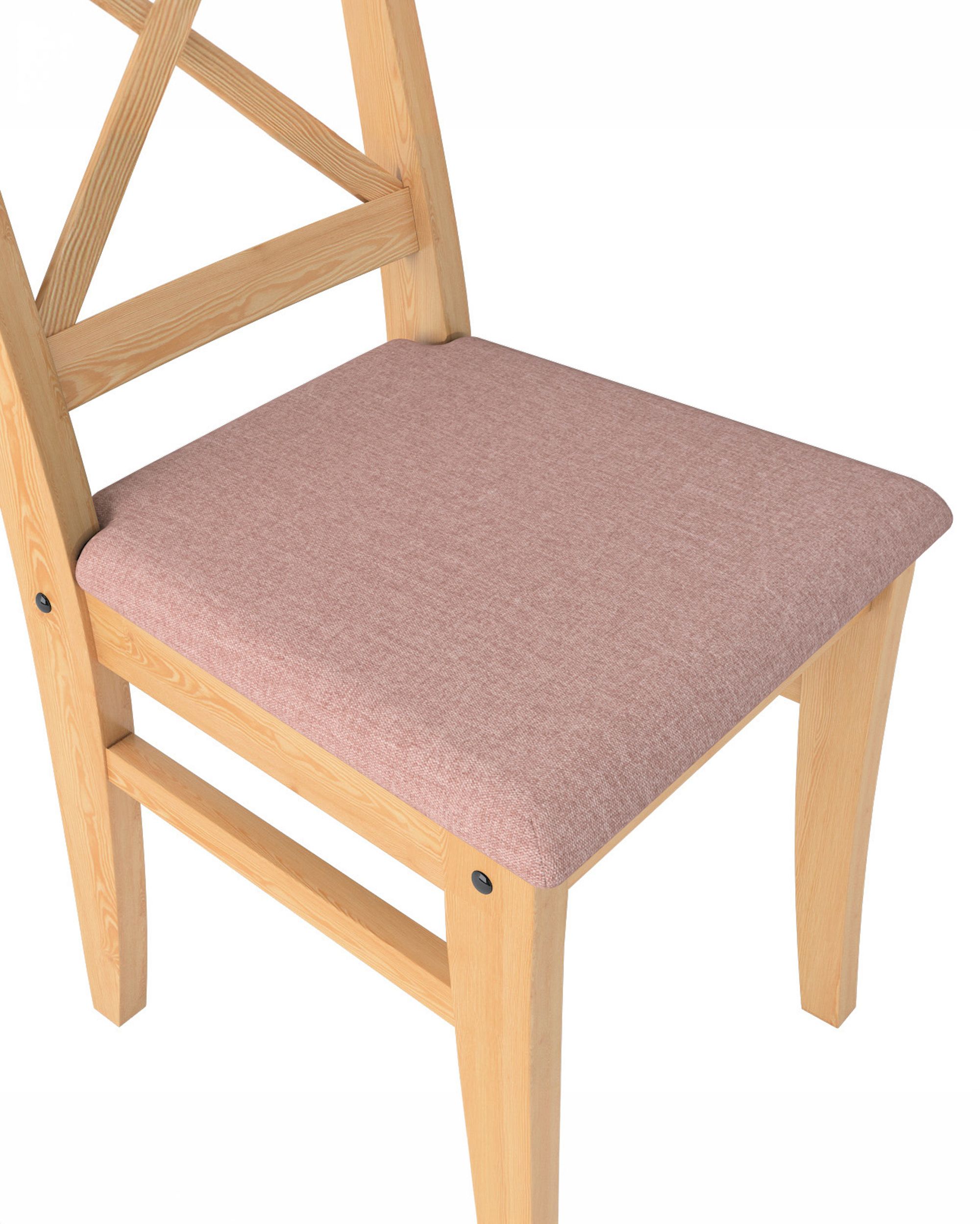 Cover for Ingolf chair with upholstered seat colour pink fabric structured (hover)
