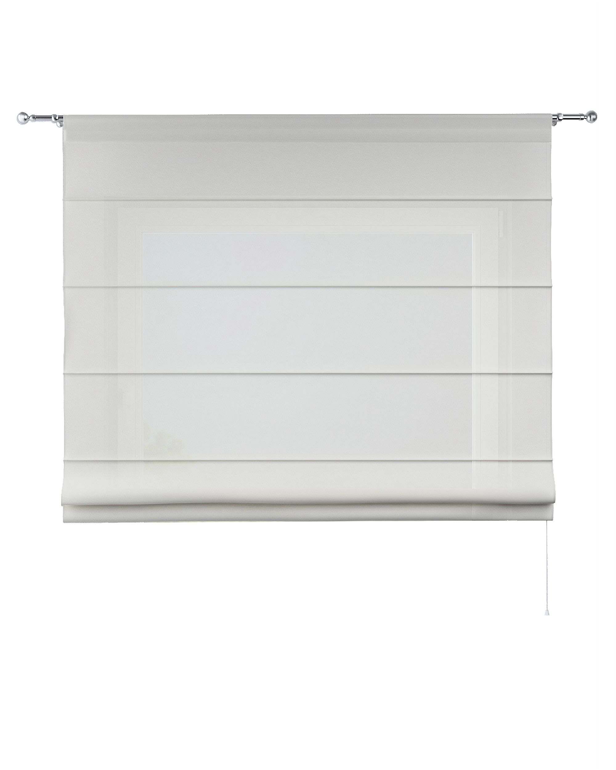 Torino slot Roman blind colour cream fabric semi-sheer, structured (hover)
