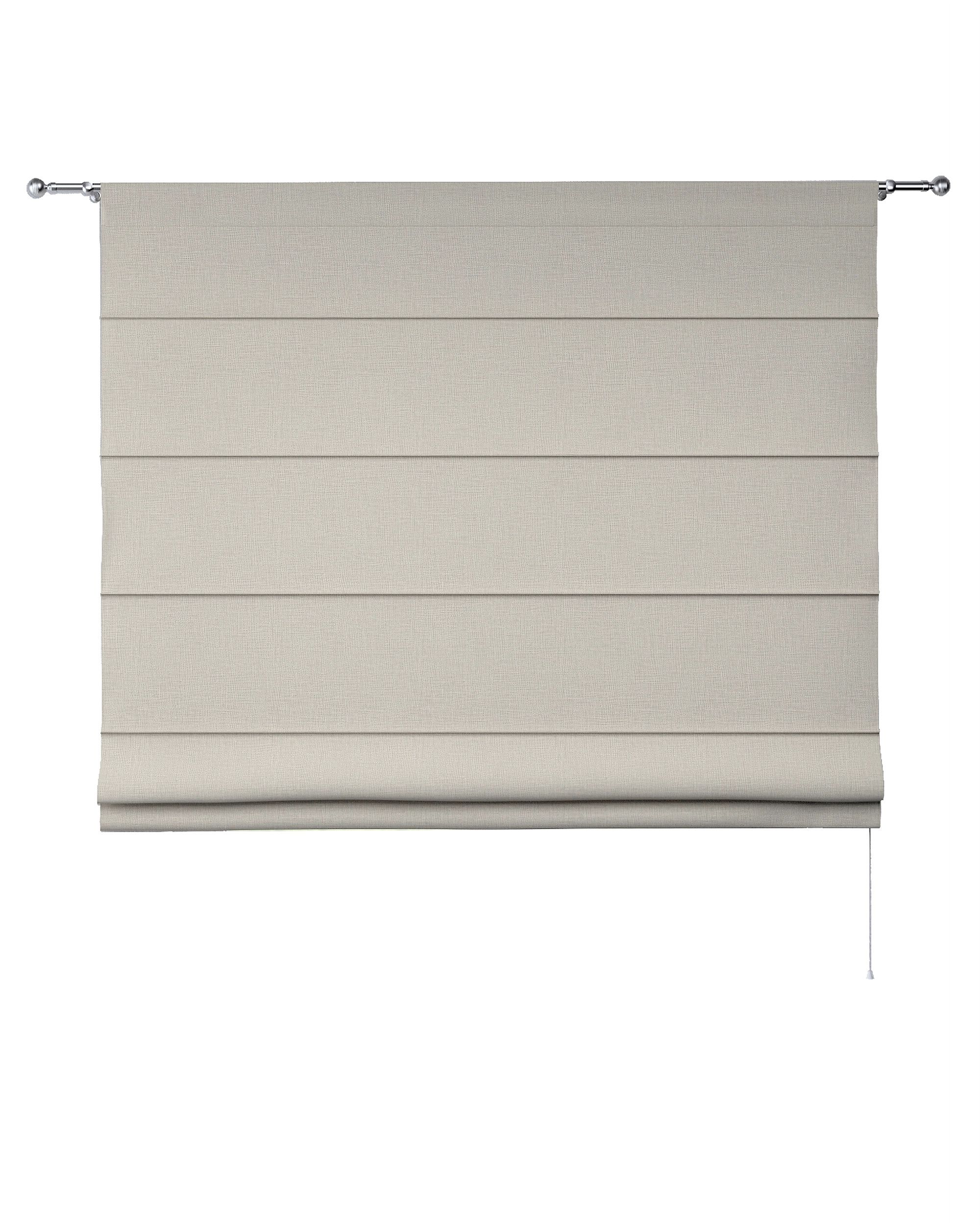 Torino slot Roman blind colour grey fabric structured (hover)