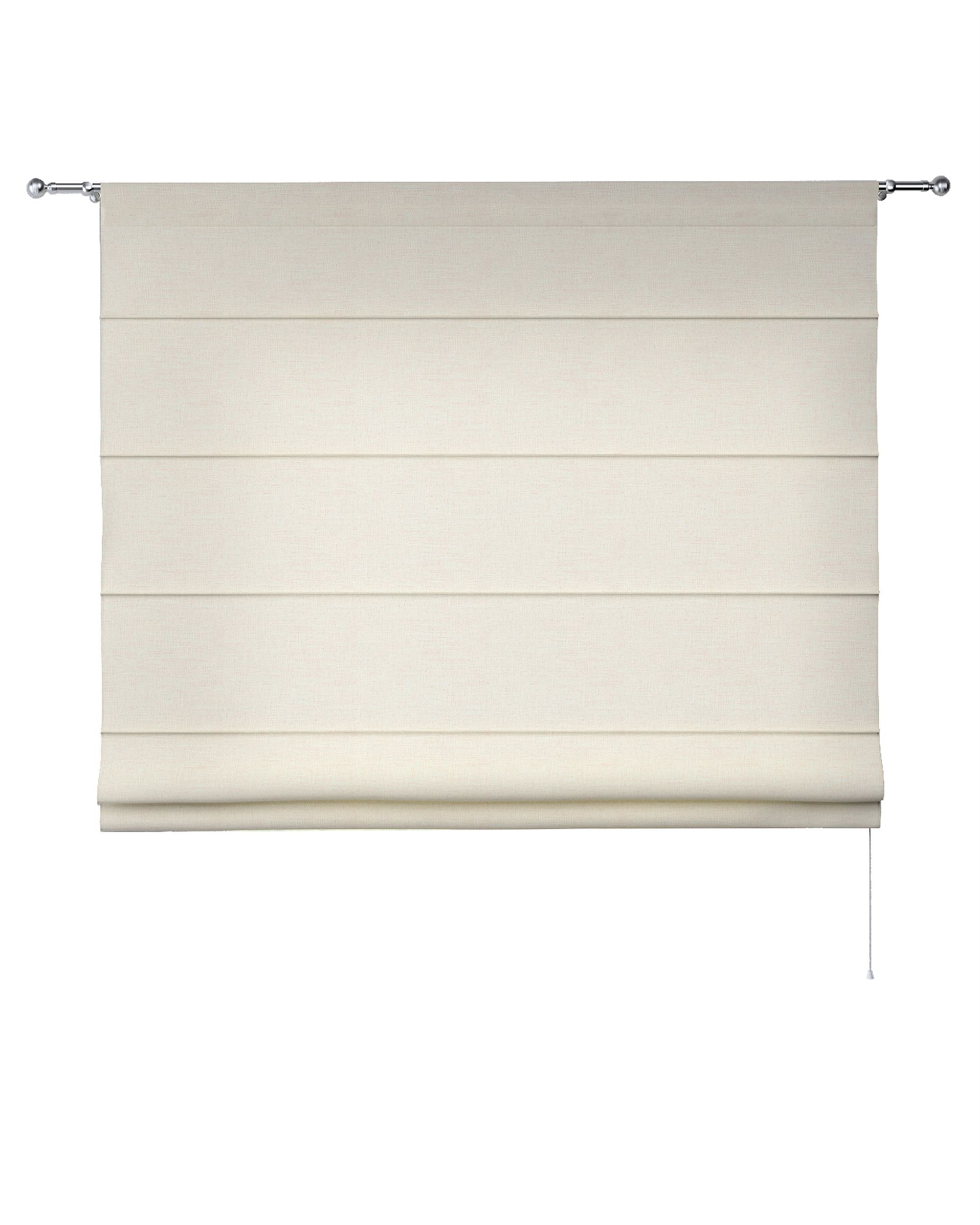 Torino slot Roman blind colour cream fabric structured (hover)