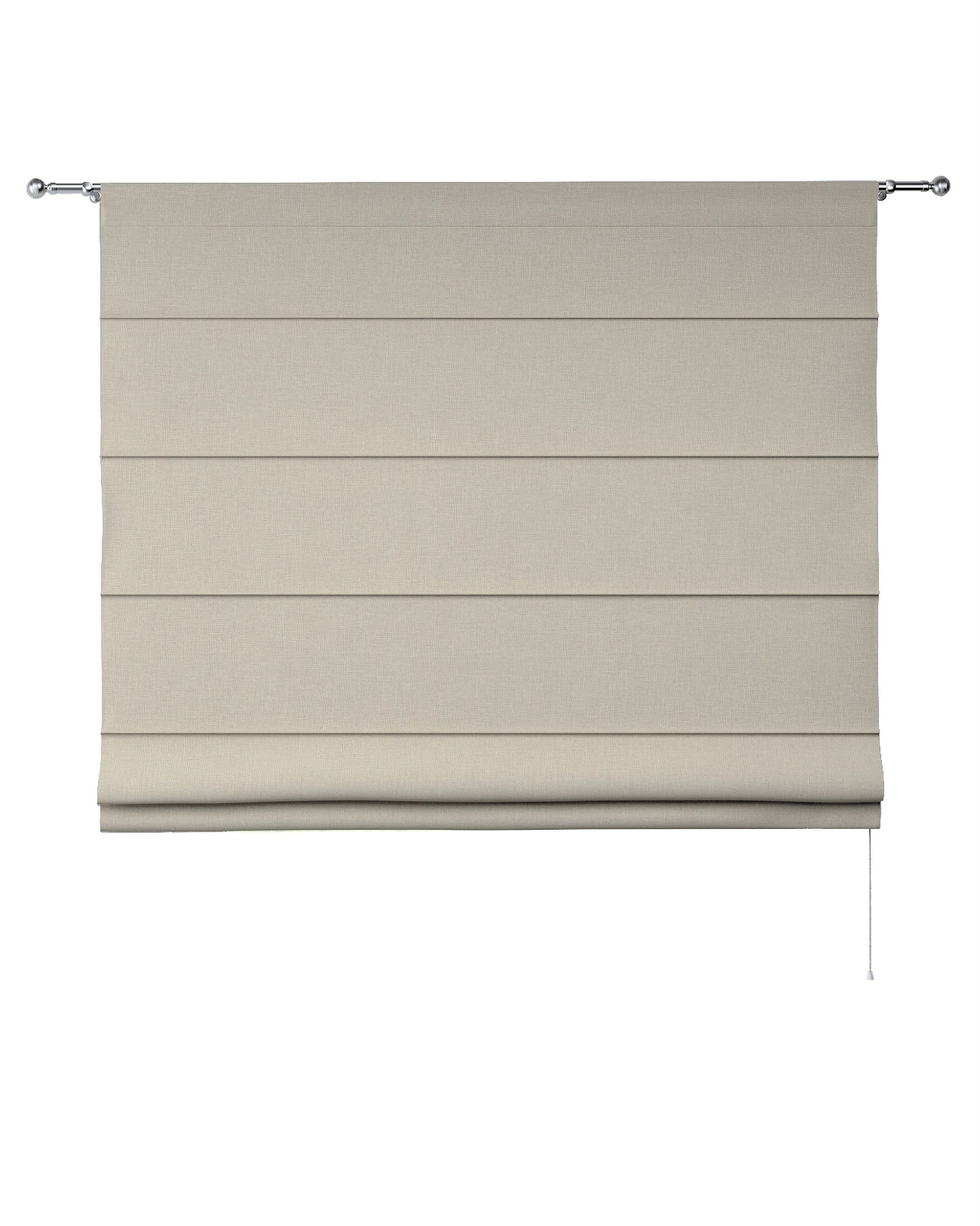Torino slot Roman blind colour grey fabric structured (hover)