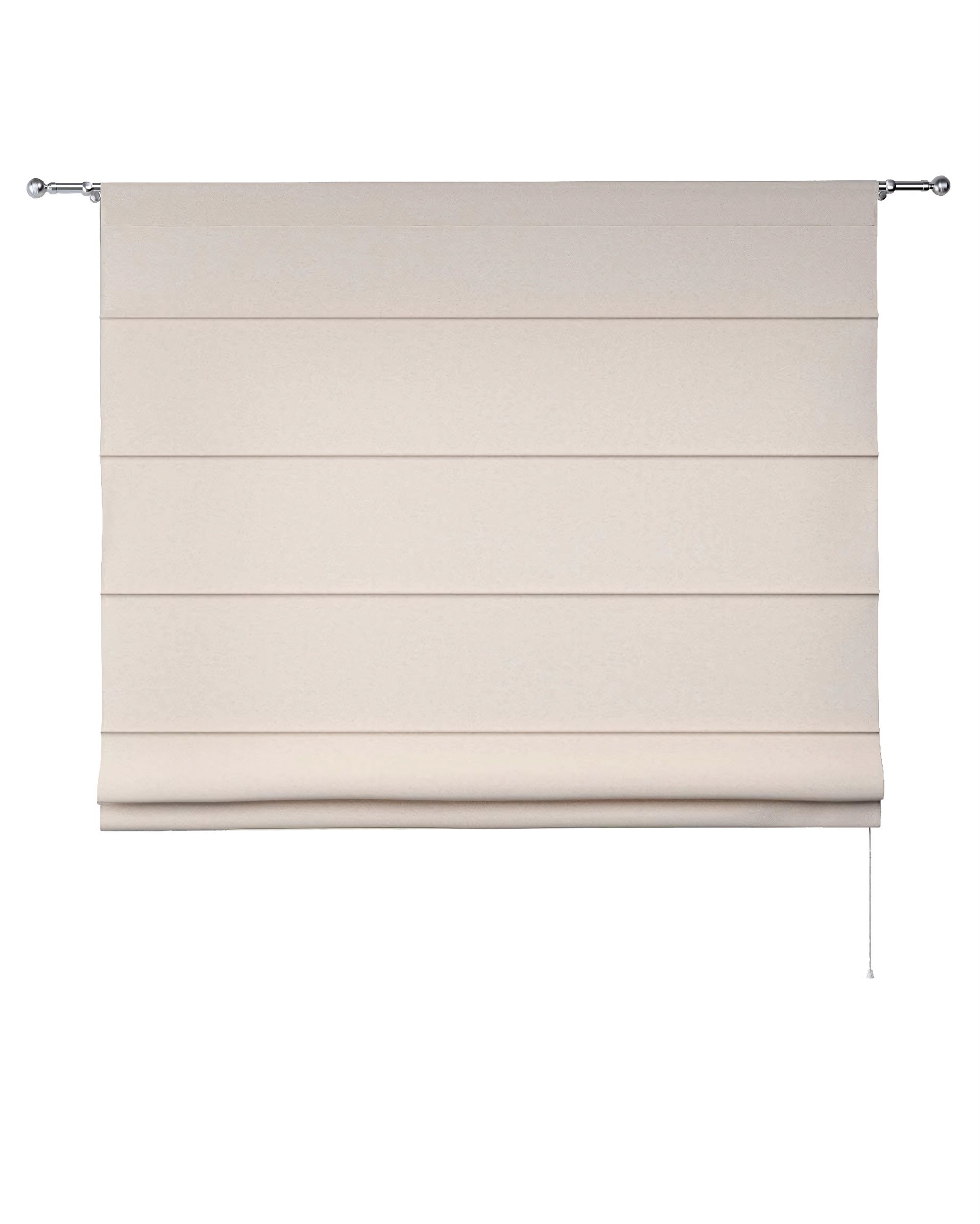 Torino slot Roman blind colour beige fabric structured (hover)