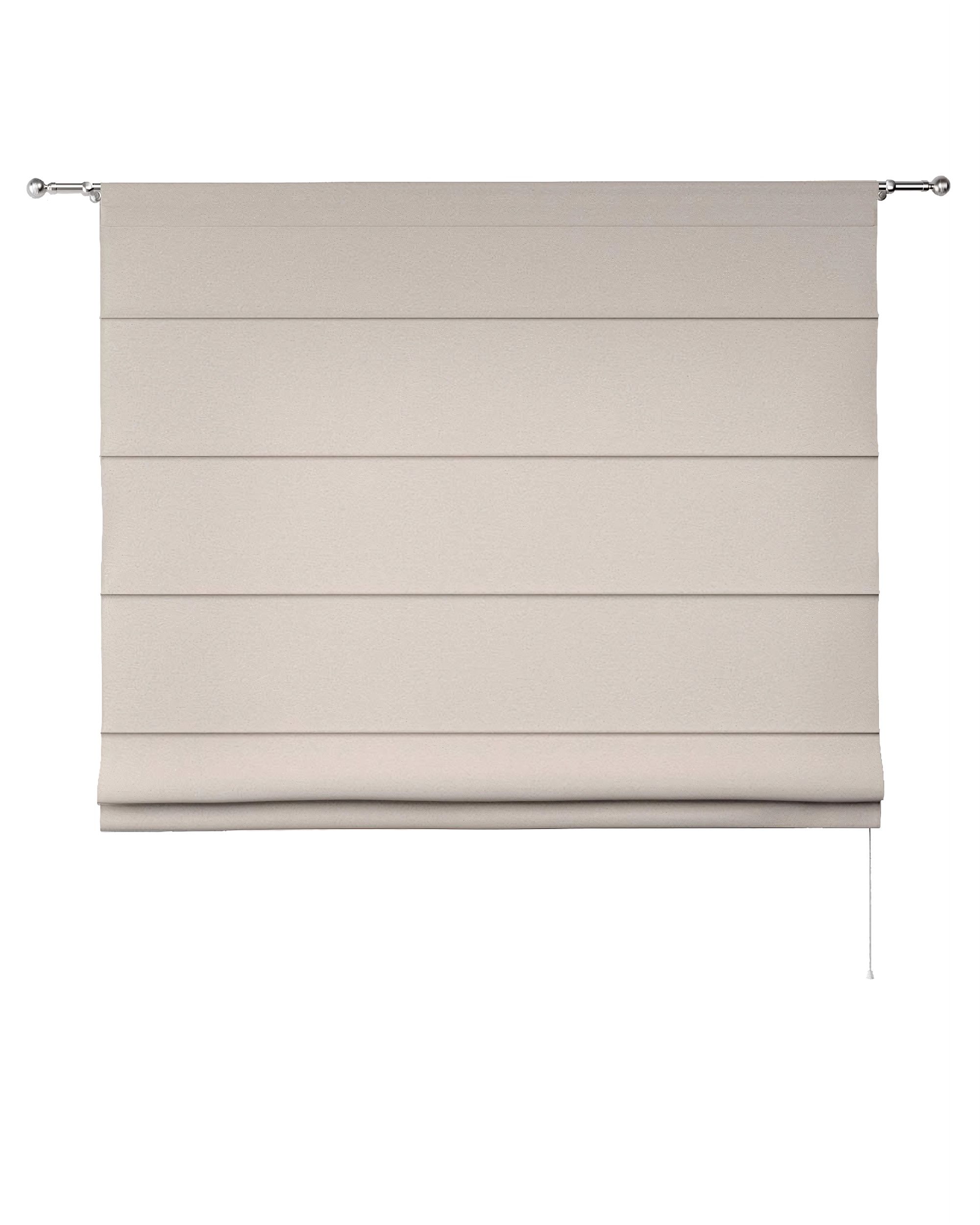 Torino slot Roman blind colour beige fabric structured (hover)
