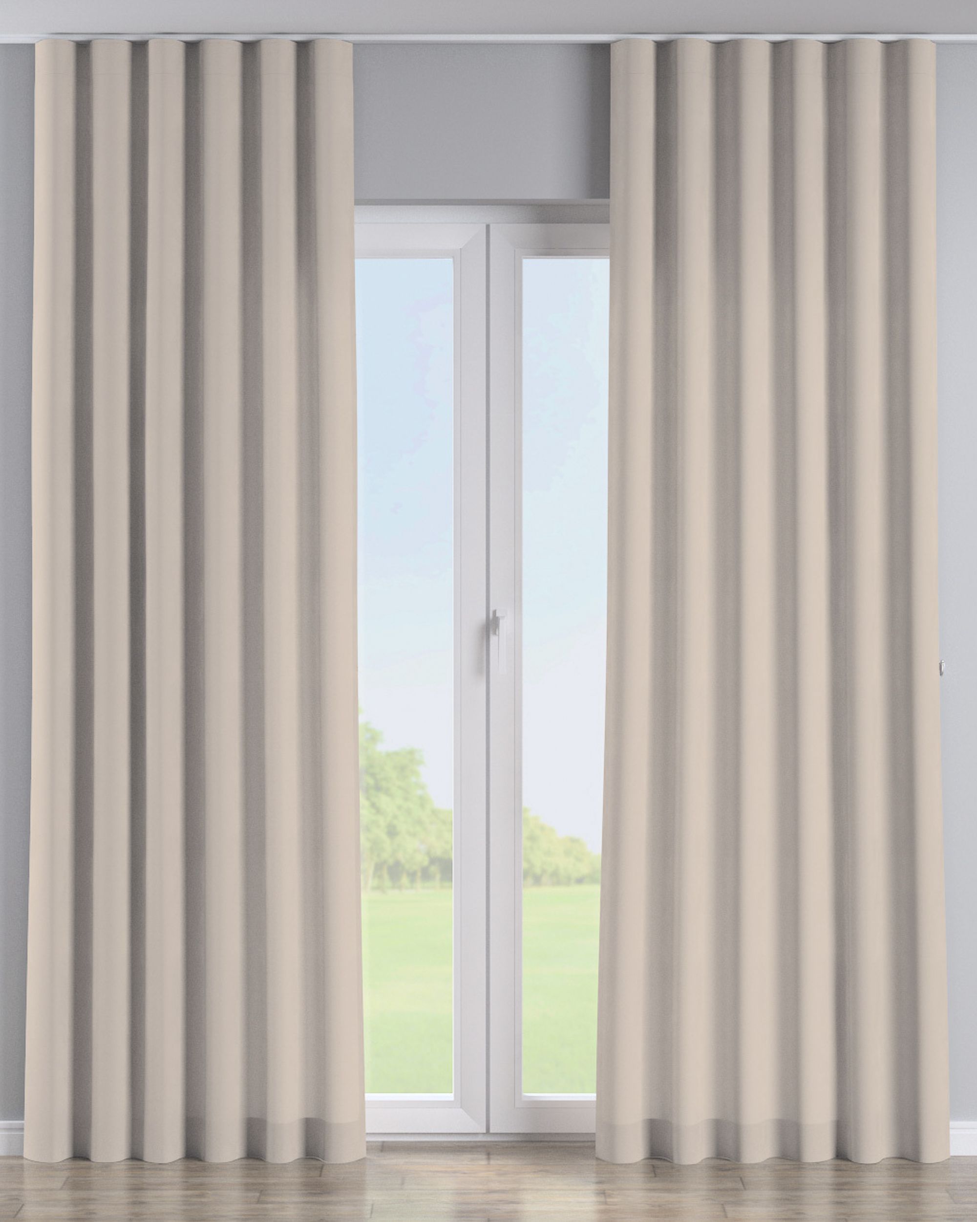 Wave Curtain colour beige