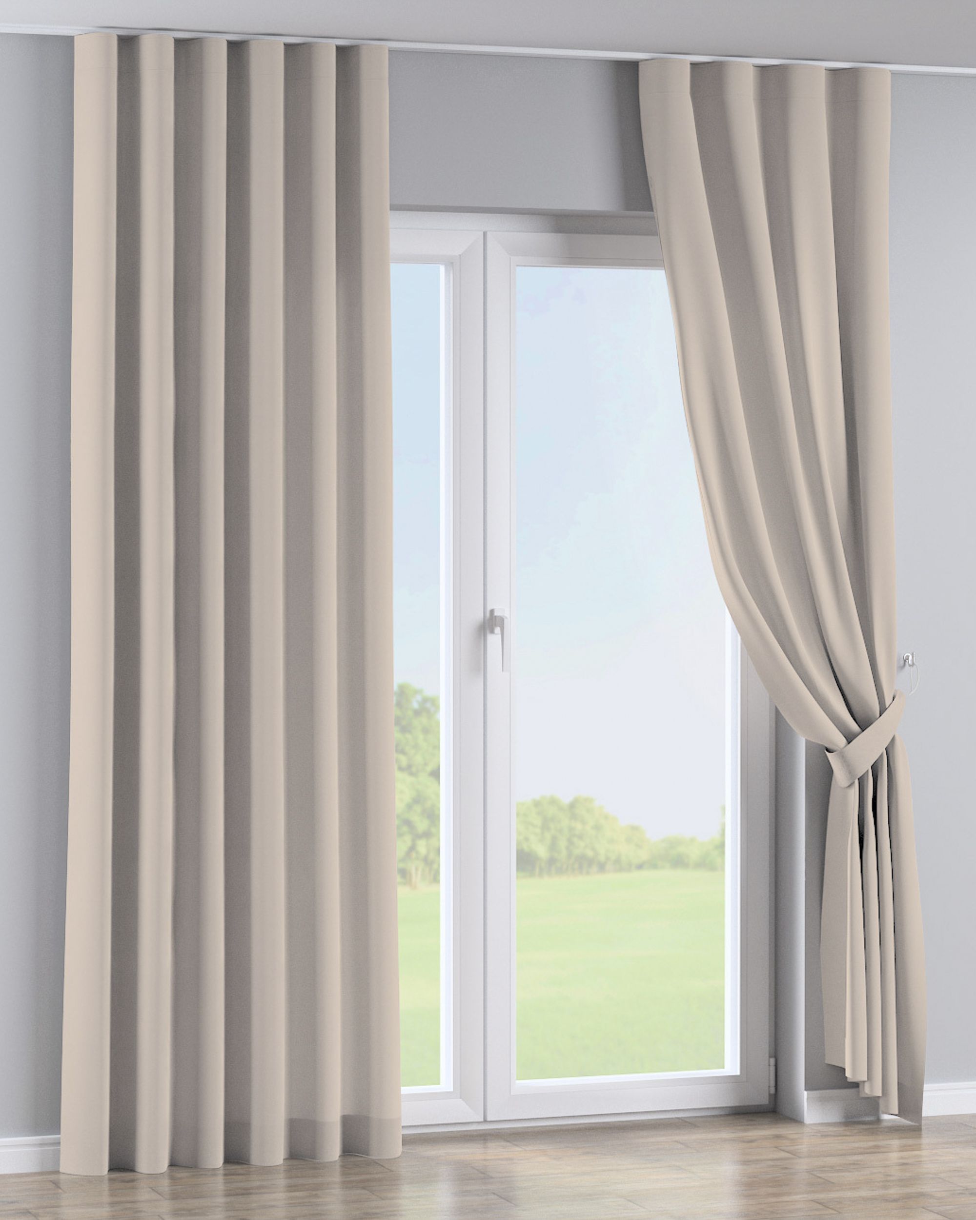 Wave Curtain colour beige (hover)
