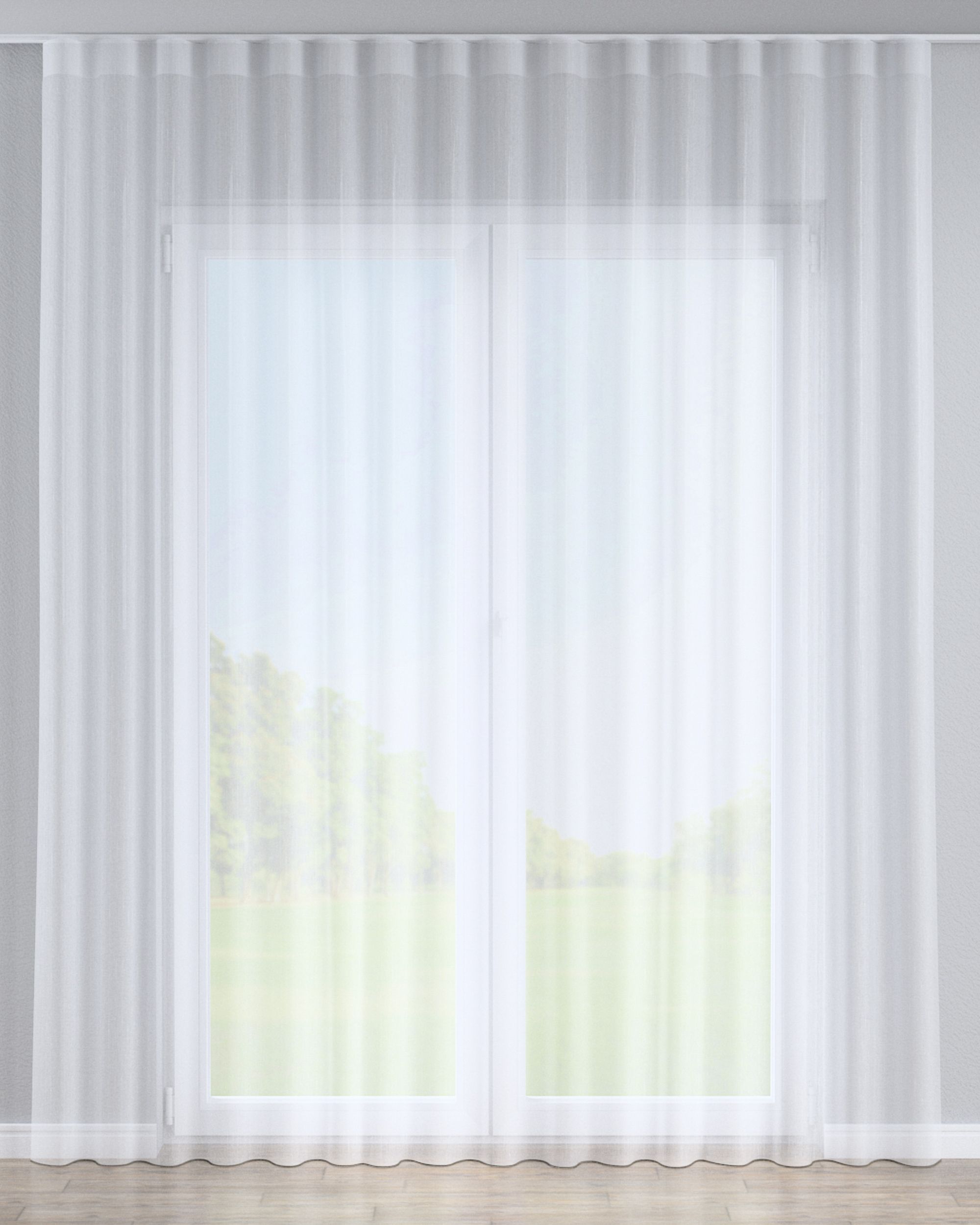 Wave net curtain colour cream fabric semi-sheer, structured, patterned