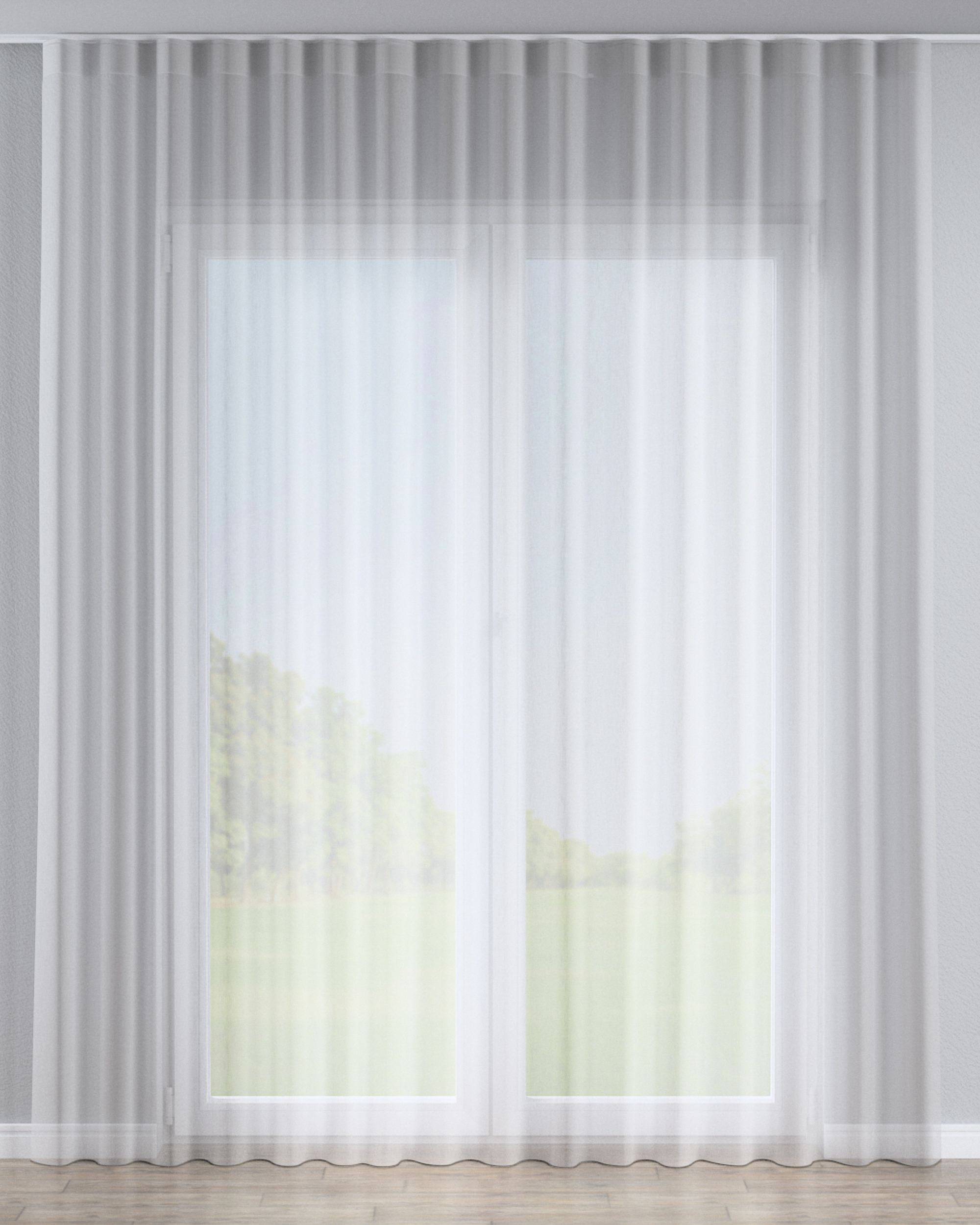 Wave net curtain colour cream fabric semi-sheer, structured, patterned