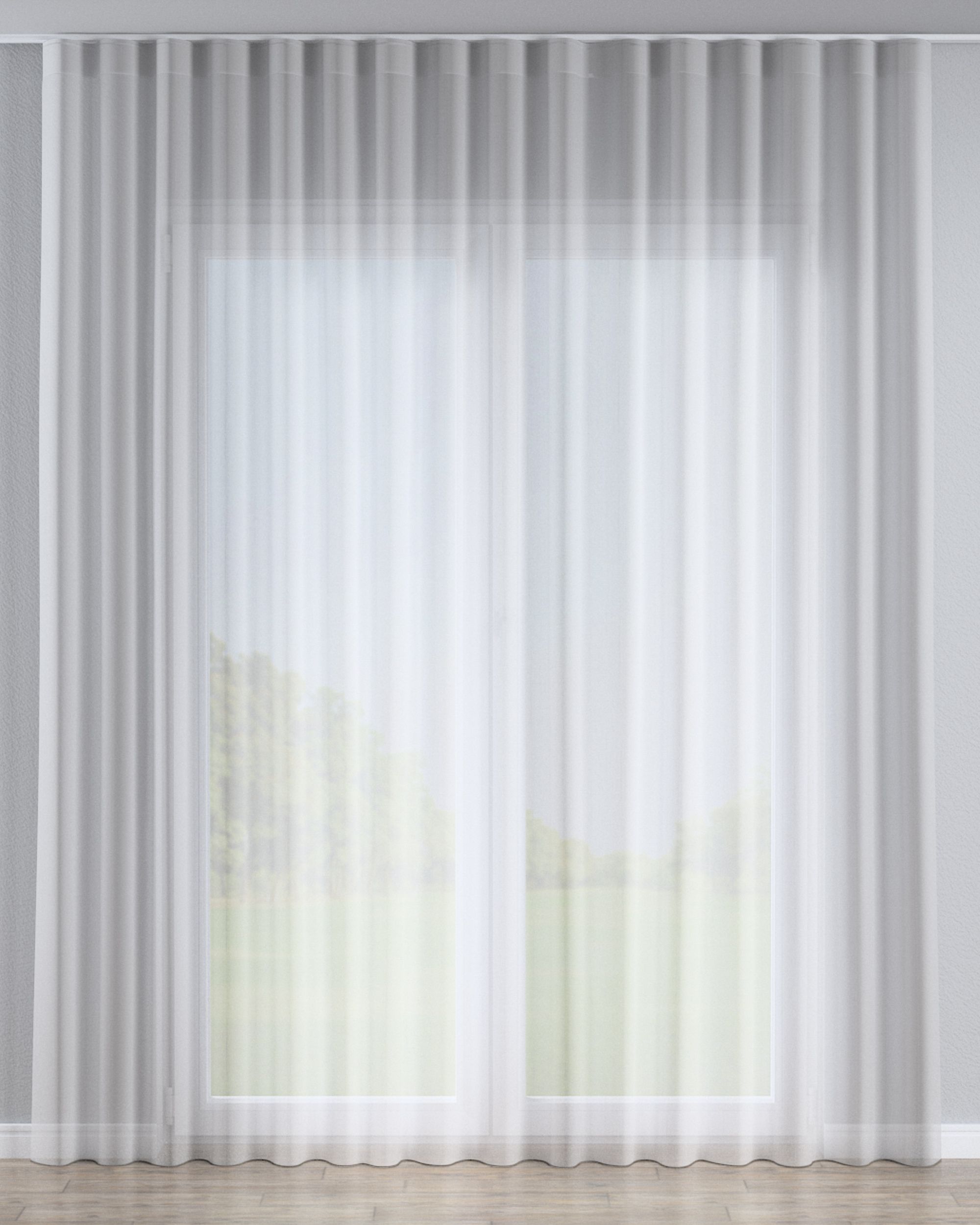 Wave net curtain colour cream fabric semi-sheer, structured, patterned