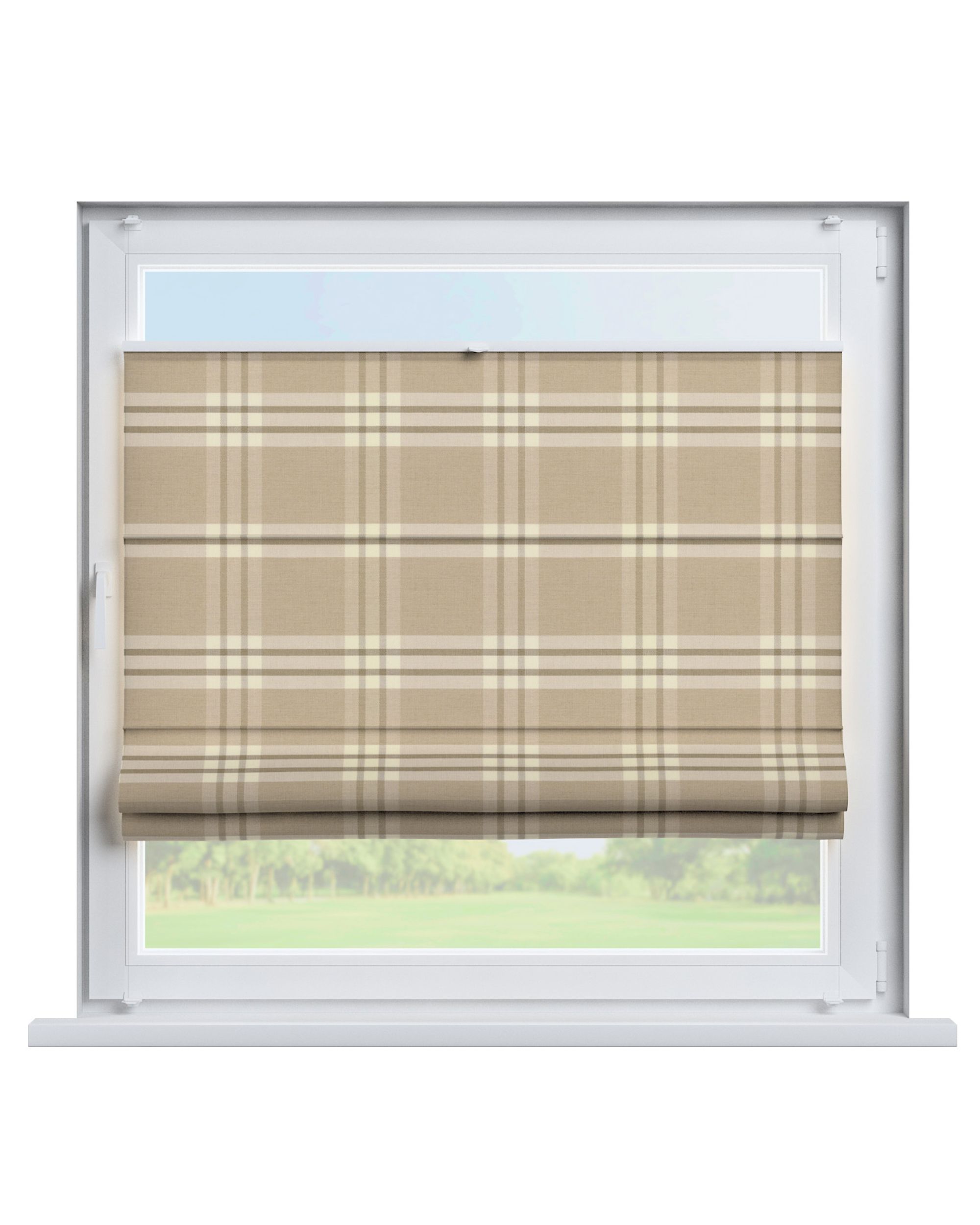 Top Down Bottom Up Roman blind Sicily colour beige
