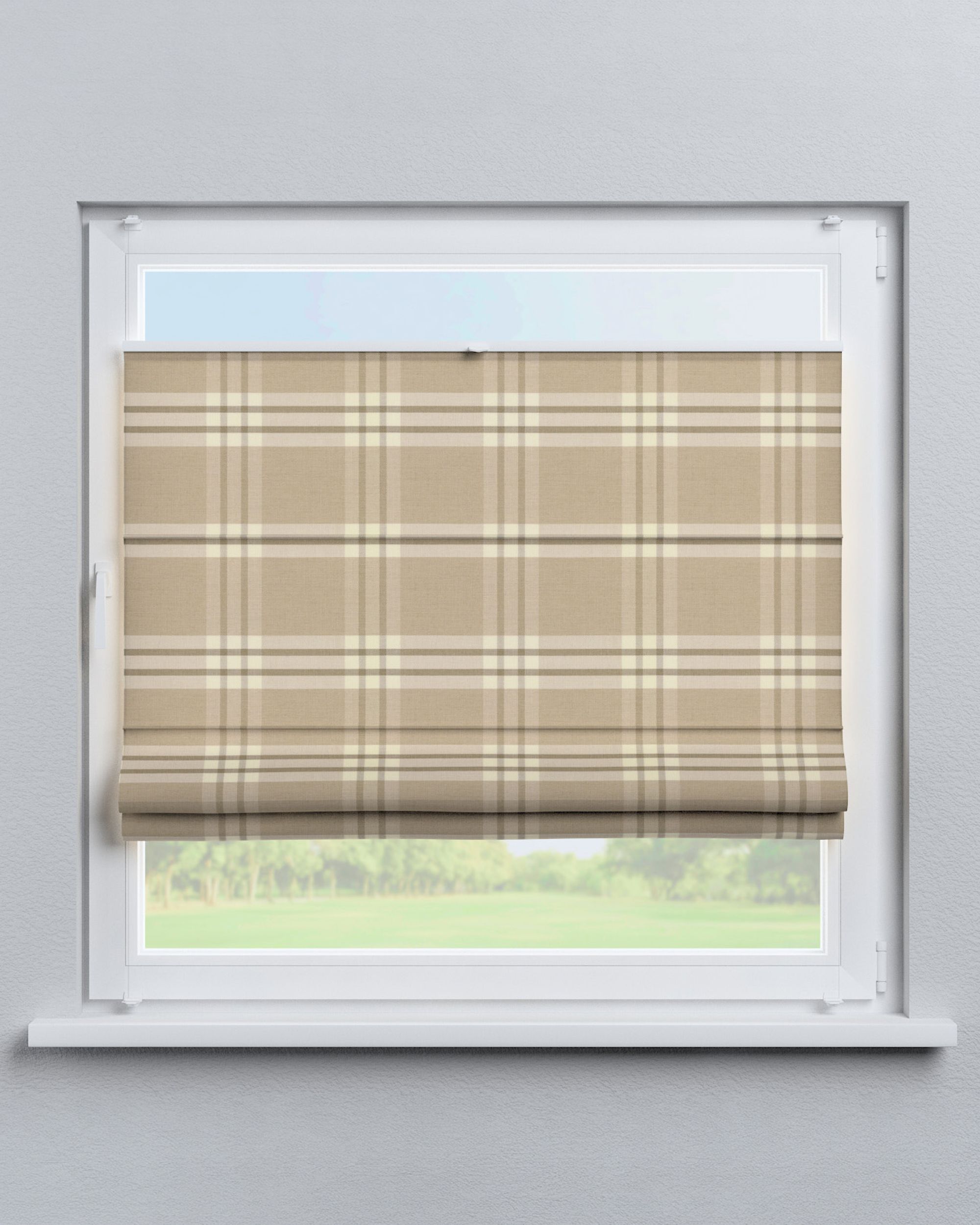 Top Down Bottom Up Roman blind Sicily colour beige (hover)