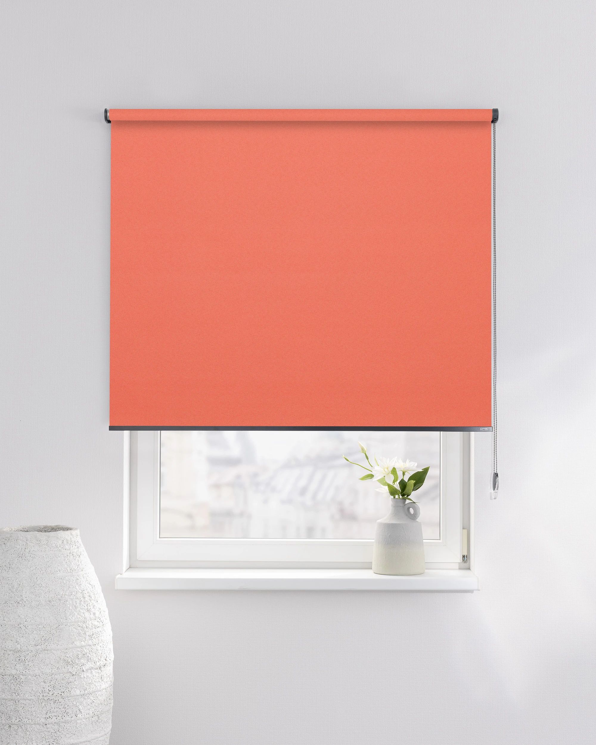 Classic Roller Blind colour orange fabric blackout (hover)