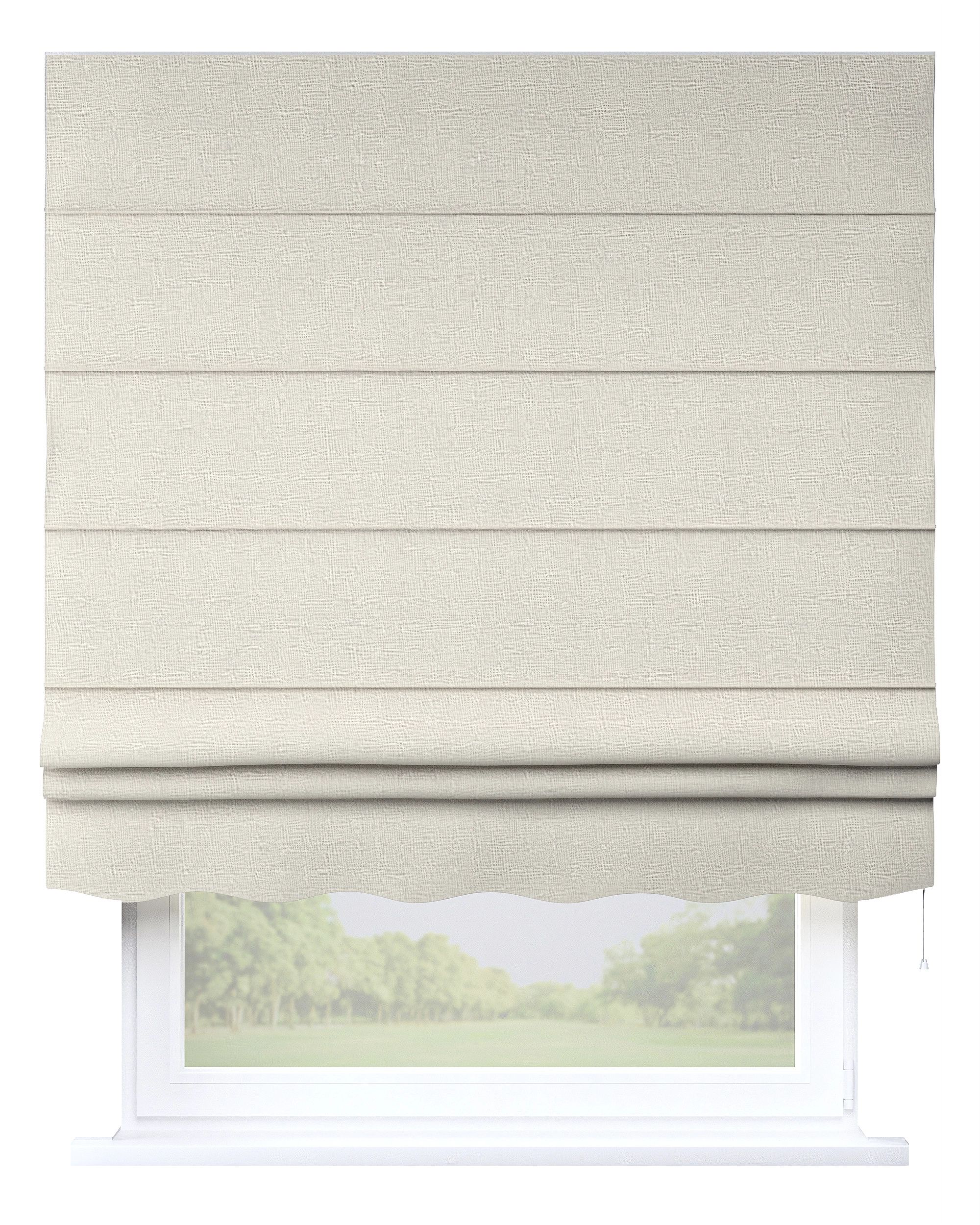 Florence Roman blind colour grey fabric structured