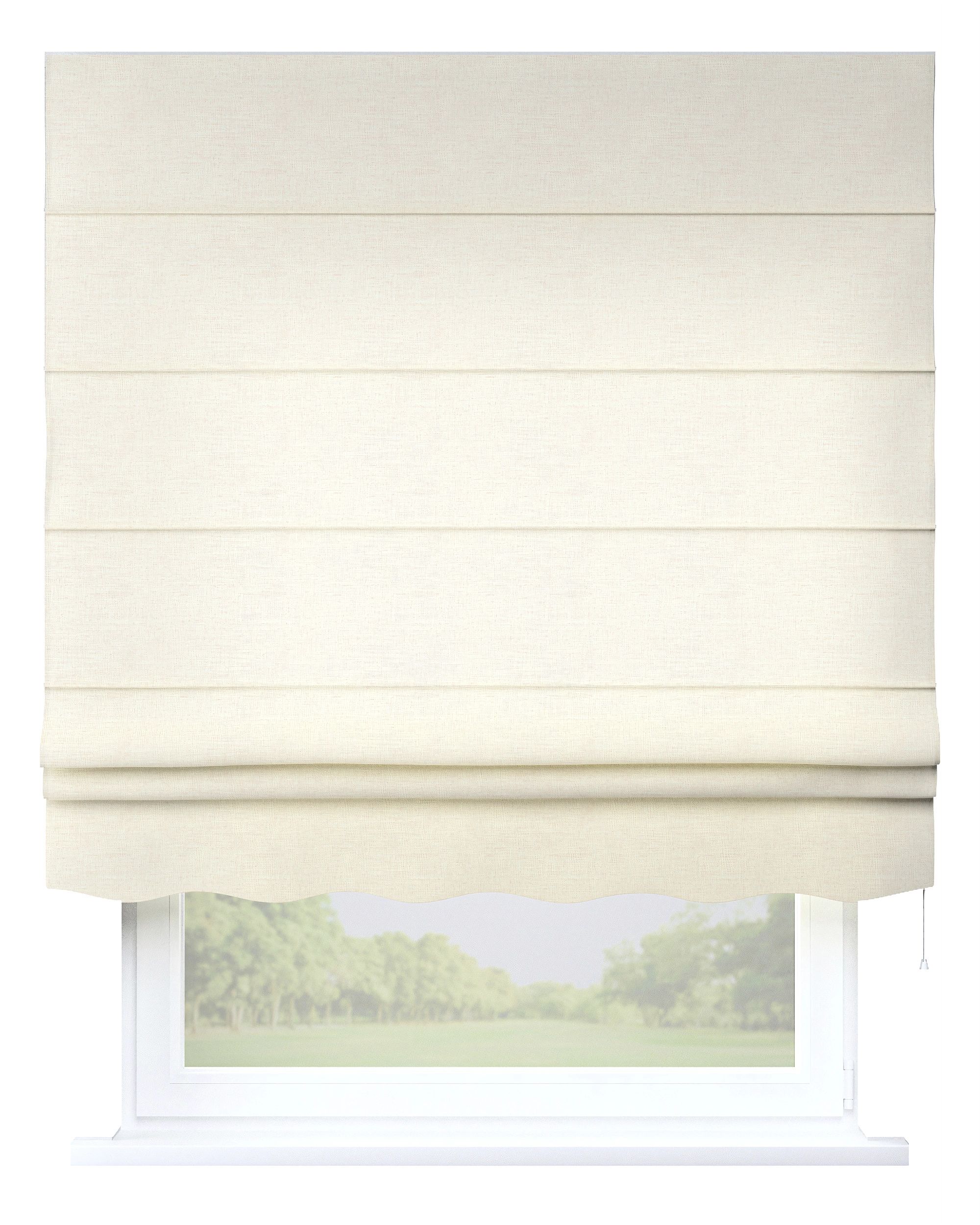 Florence Roman blind colour cream fabric structured