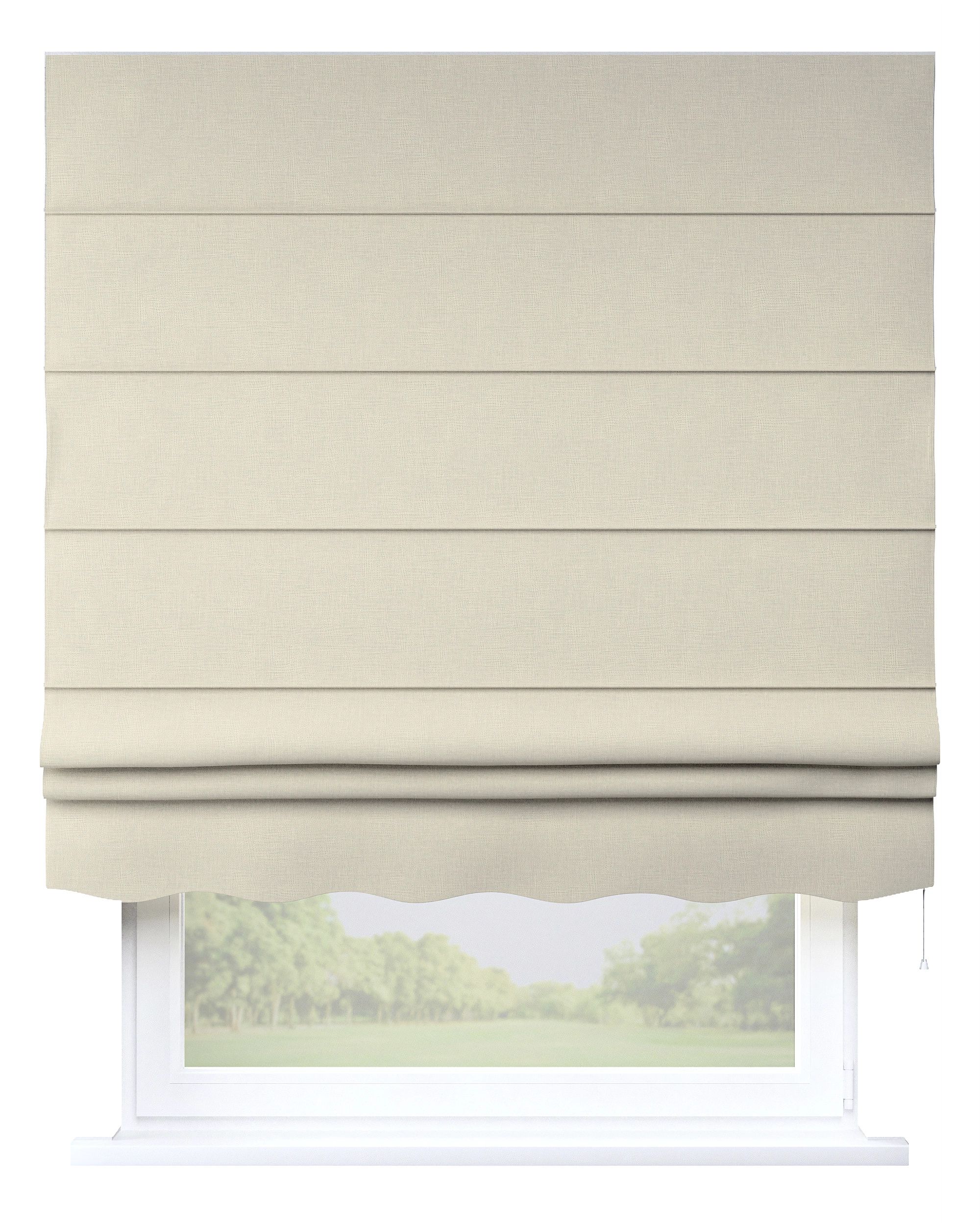 Florence Roman blind colour grey fabric structured