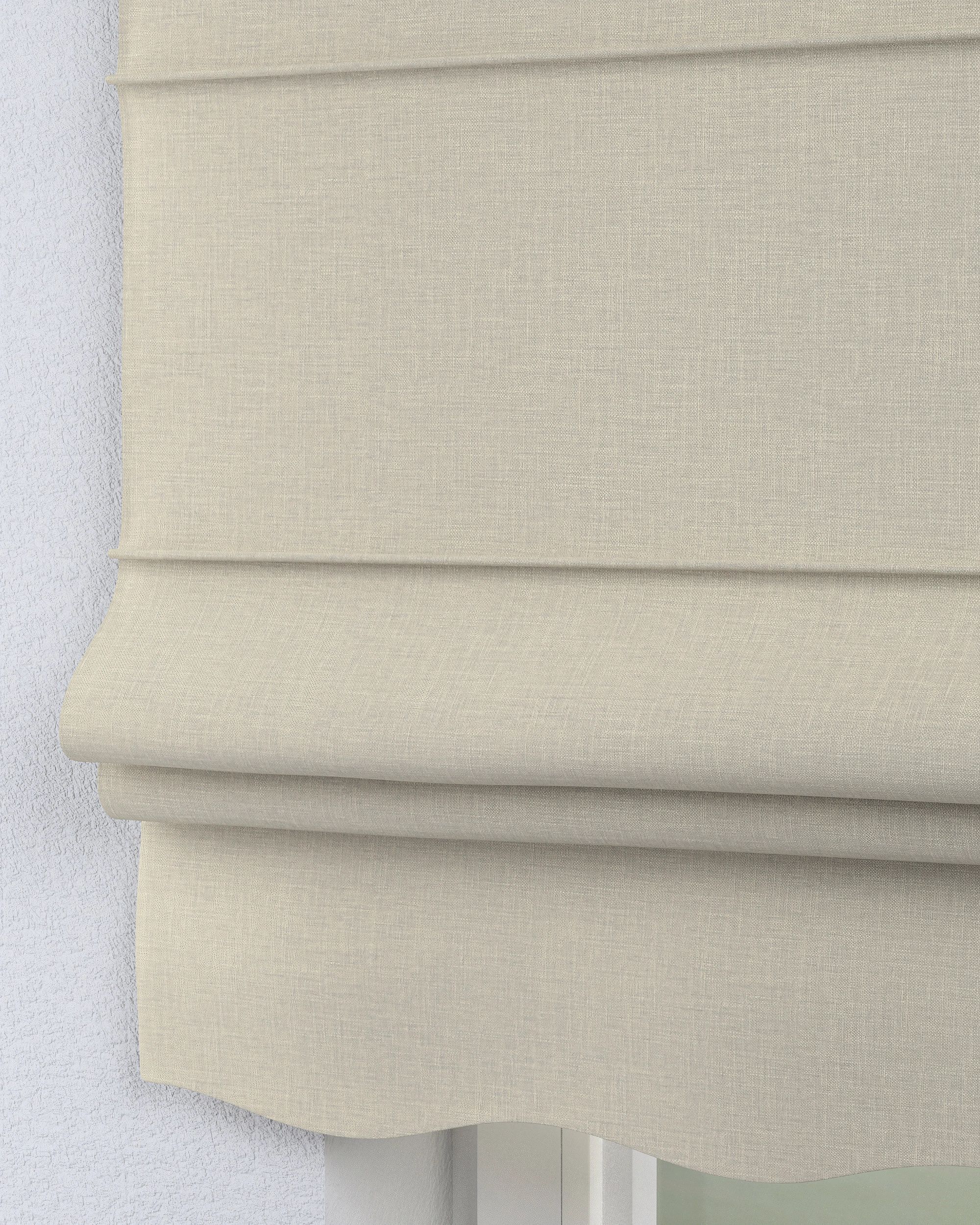 Florence Roman blind colour grey fabric structured (hover)