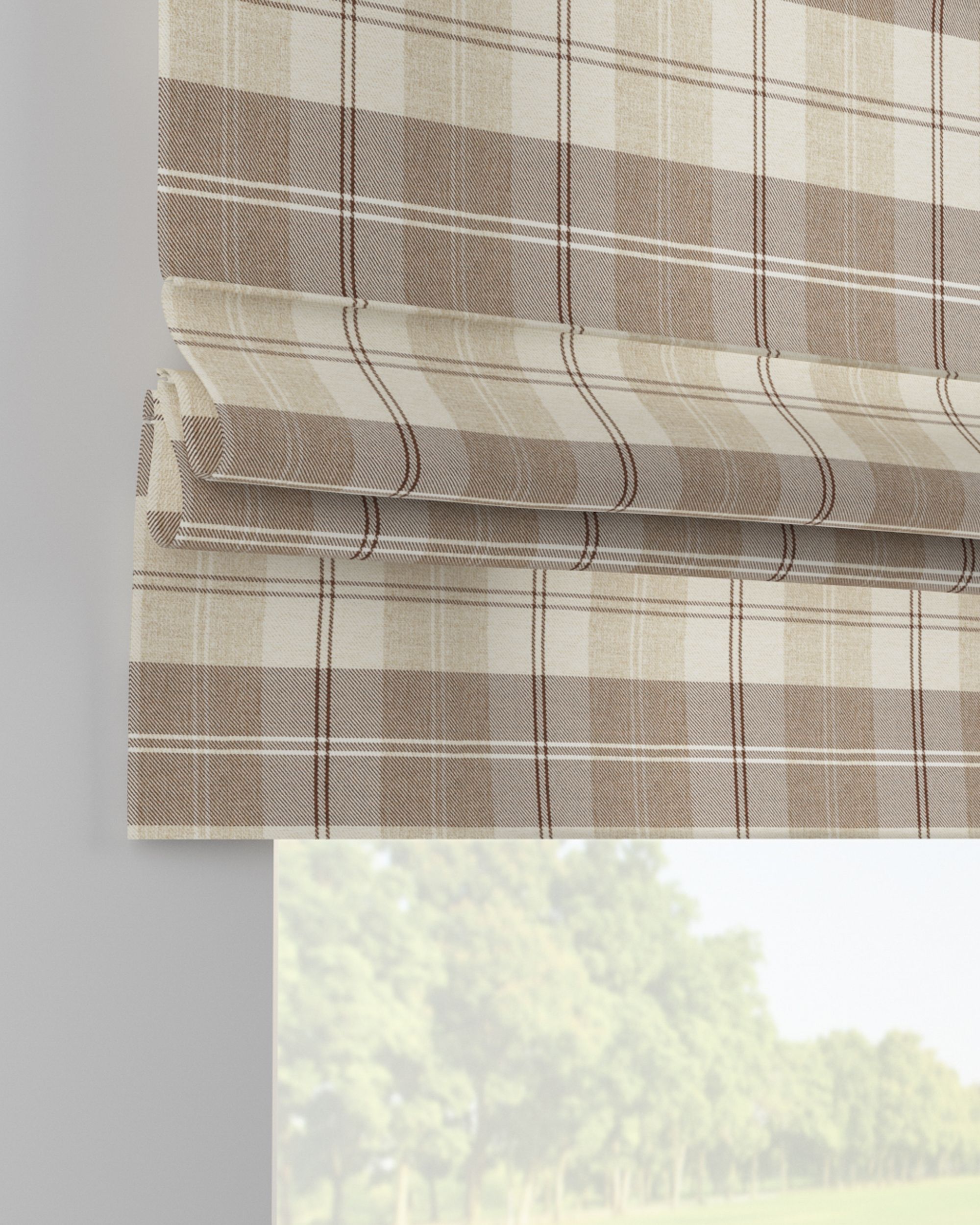 Padva Roman blind colour beige fabric structured, patterned (hover)