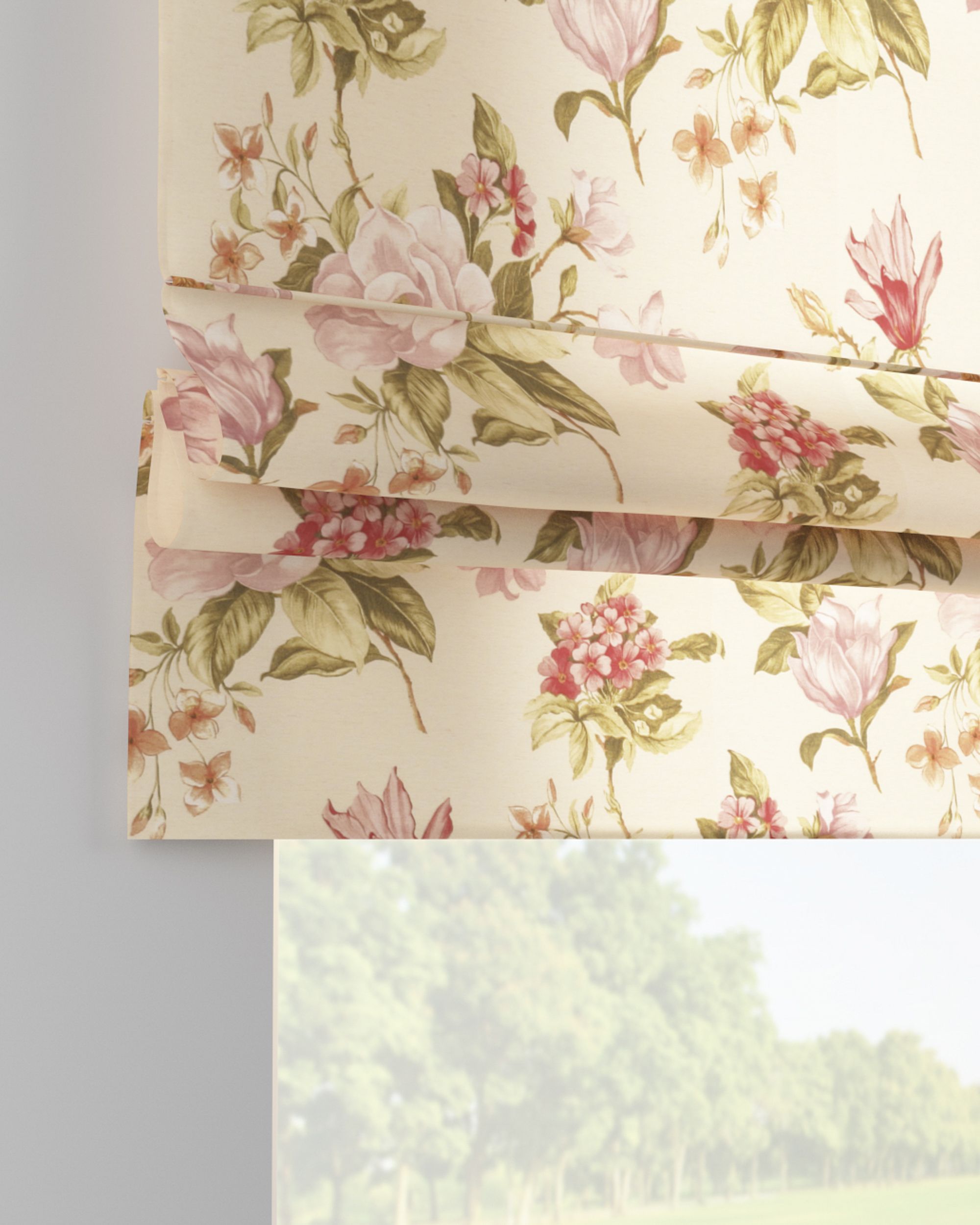 Padva Roman blind colour multicolour fabric patterned (hover)