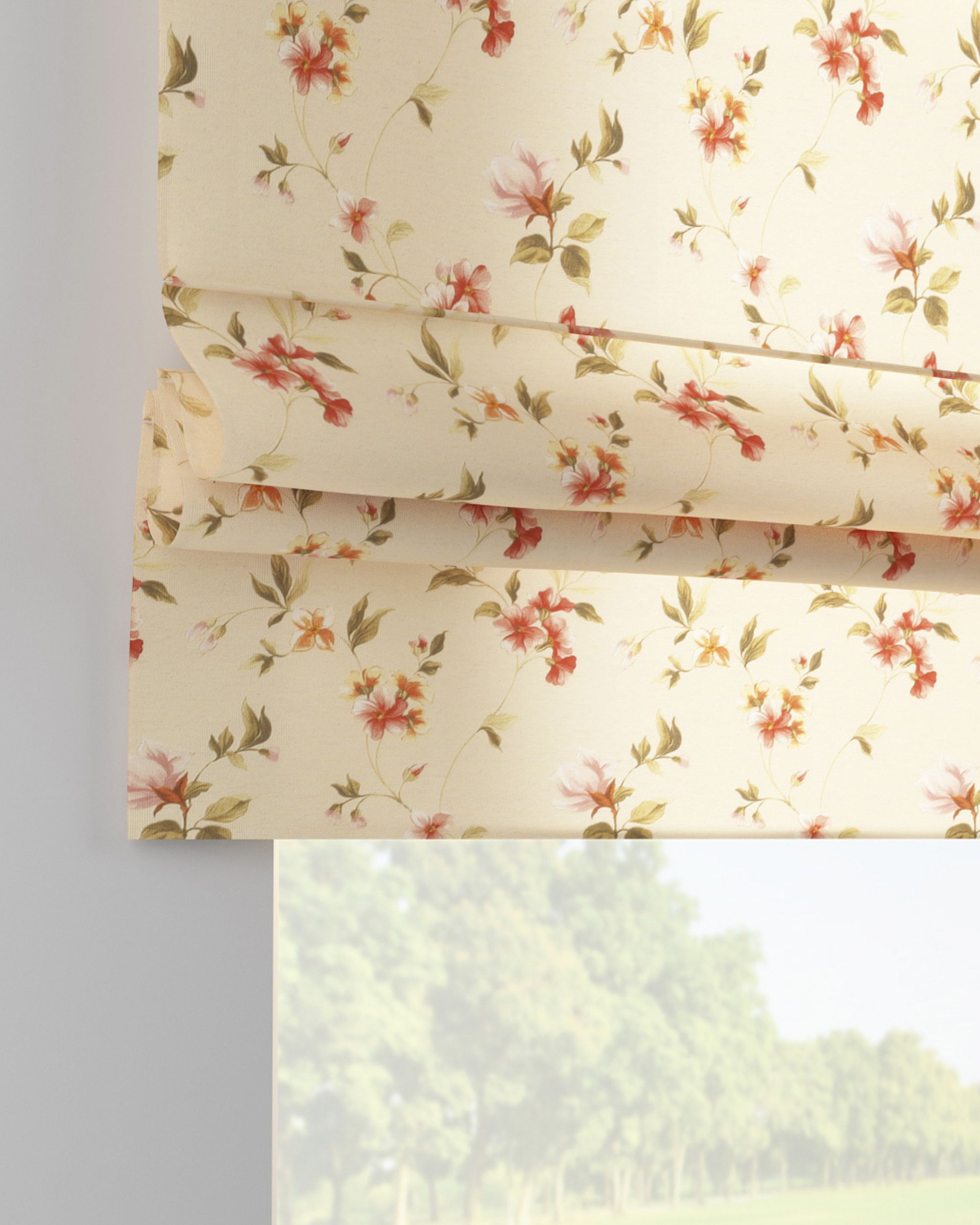 Padva Roman blind colour multicolour fabric patterned (hover)