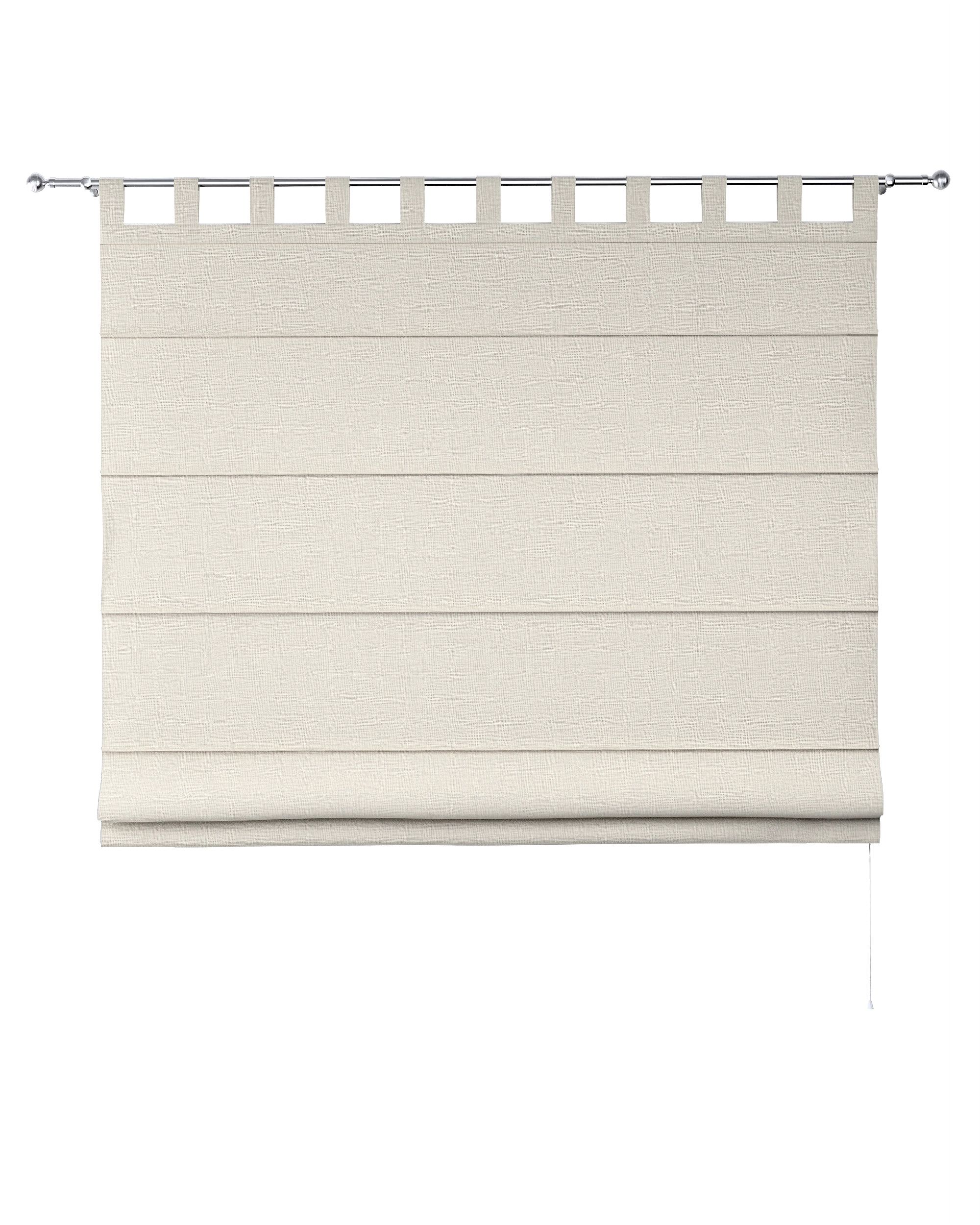 Verona tab top Roman blind colour grey fabric structured (hover)